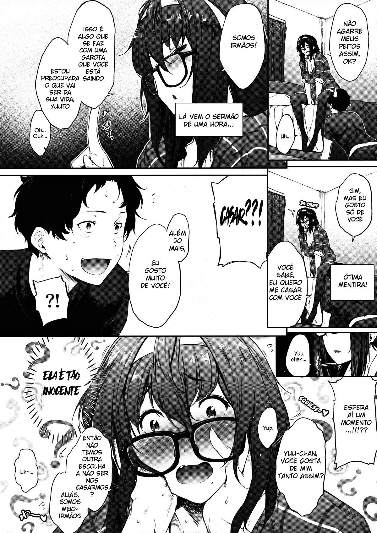 Com a Minha Meia-irmã Enquanto Nossa Mãe Não Está em Casa | Babaa no Inu Ma ni Nee-chan to