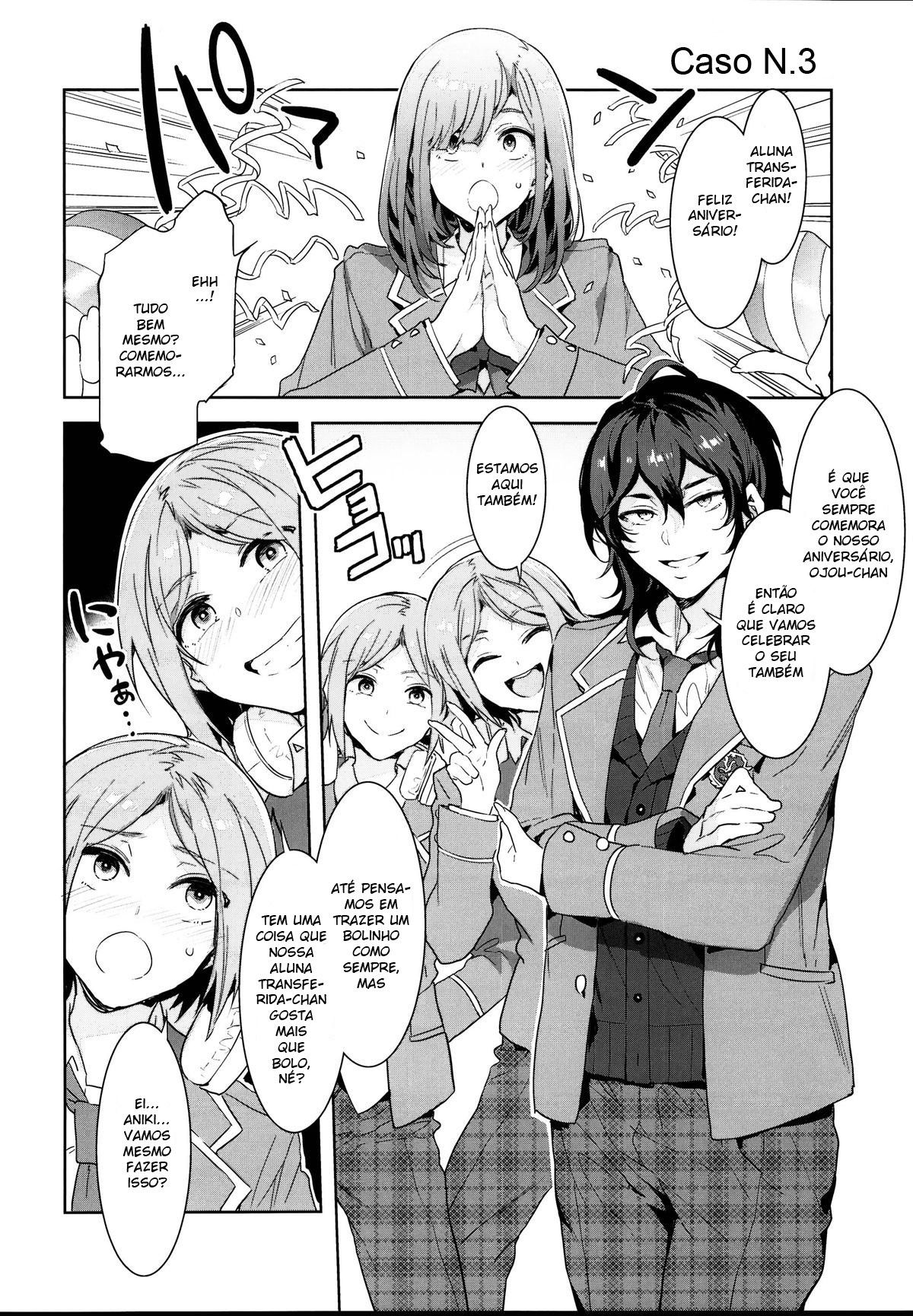 É Verdade Que Aquela Estudante Transferida Está Devorando os Idols Principais da Academia Yumenosaki!