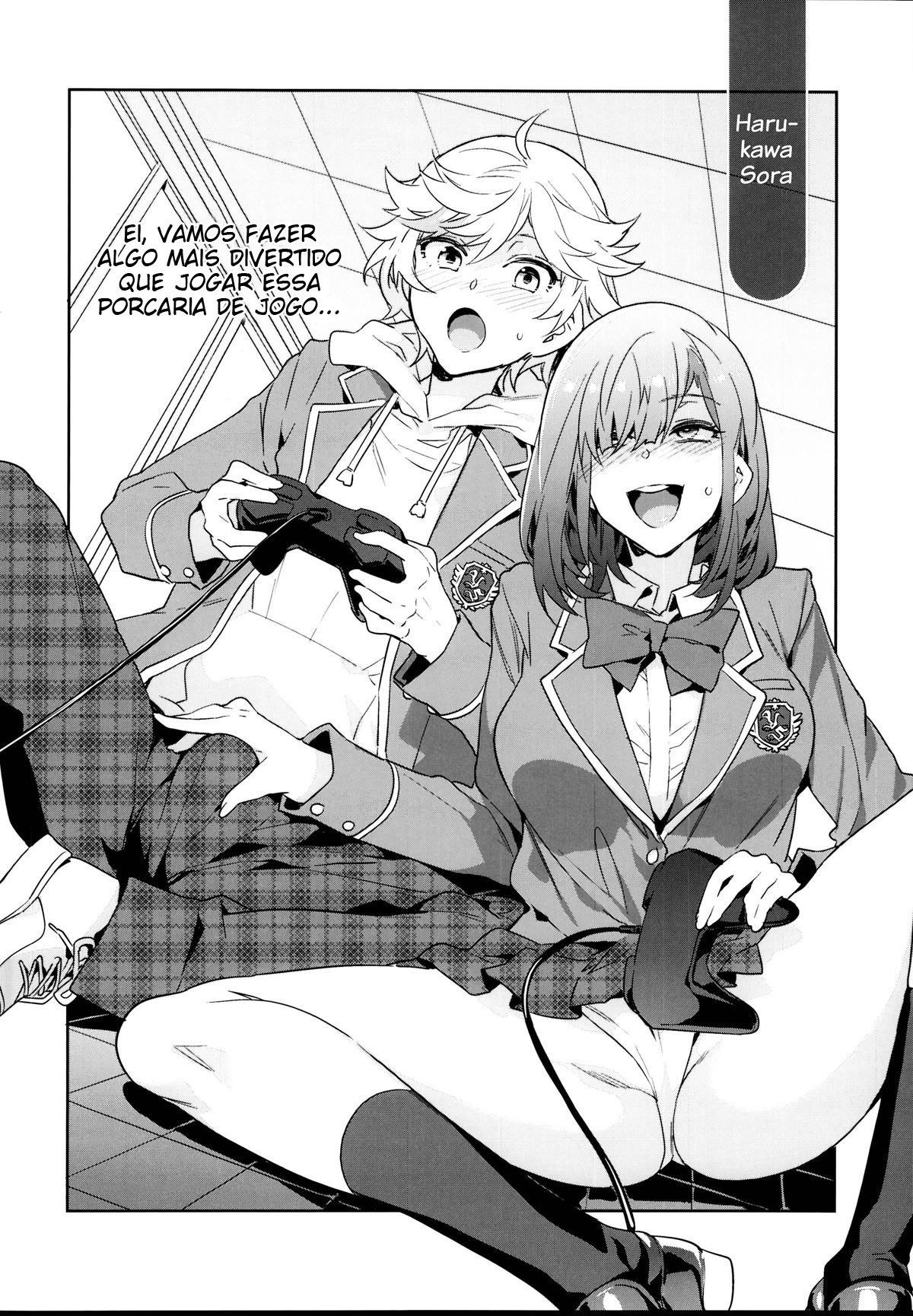 É Verdade Que Aquela Estudante Transferida Está Devorando os Idols Principais da Academia Yumenosaki!