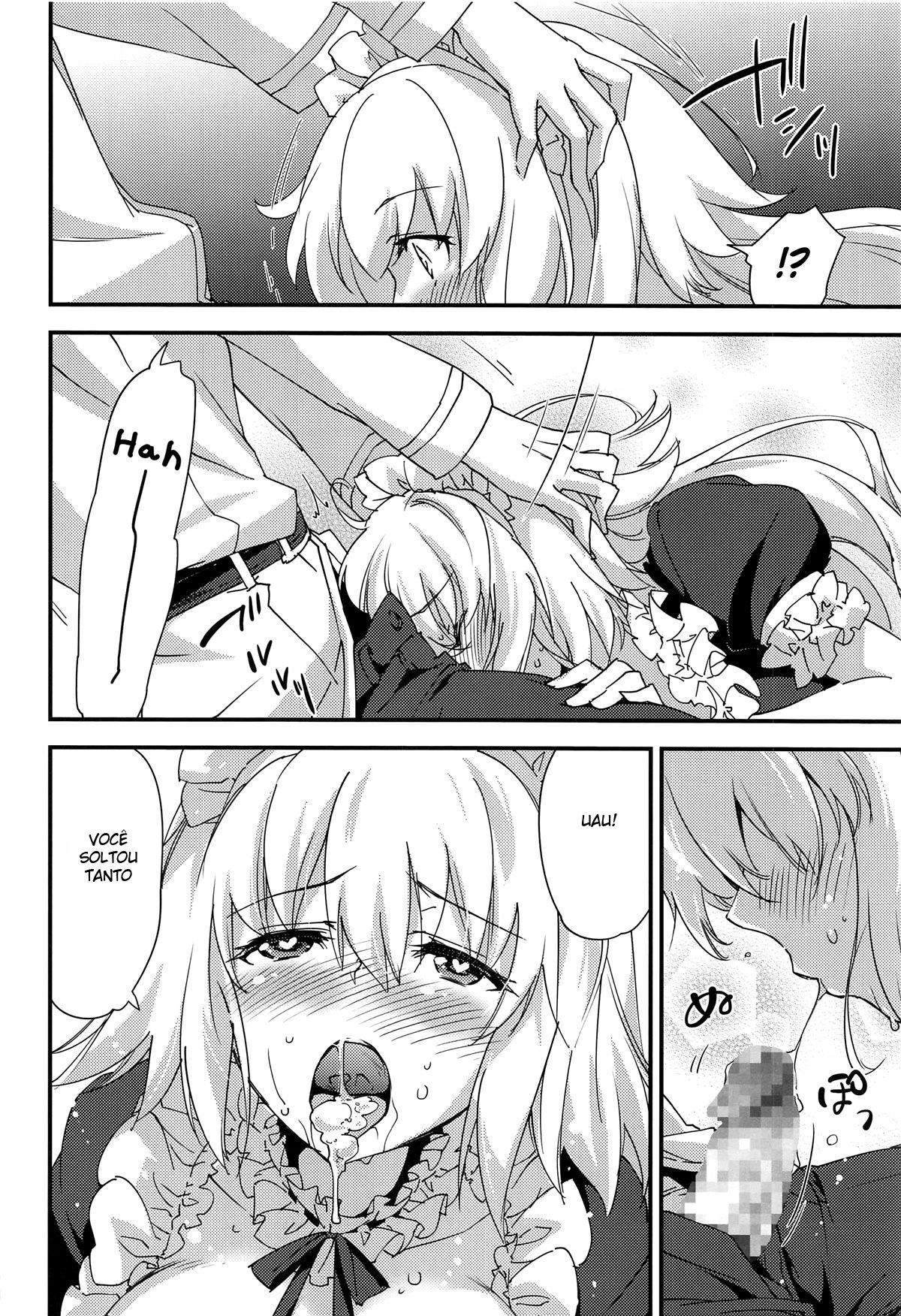 Empregada Jeanne-chan, ao seu dispor