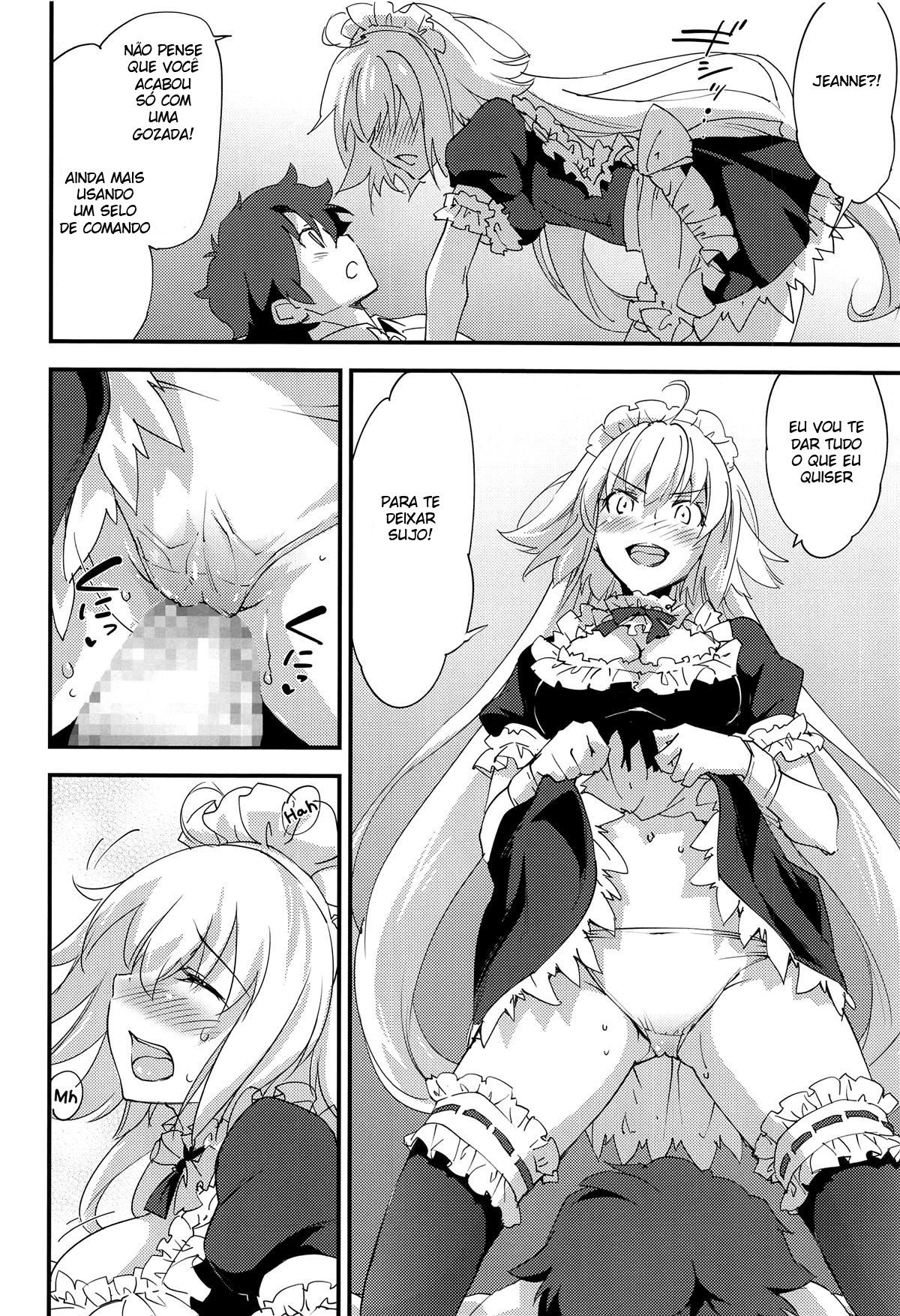 Empregada Jeanne-chan, ao seu dispor
