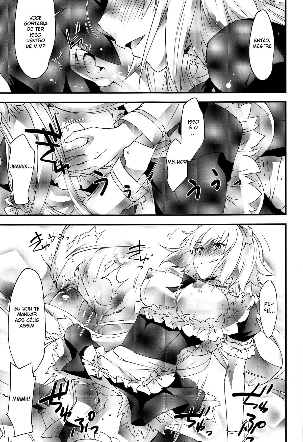 Empregada Jeanne-chan, ao seu dispor