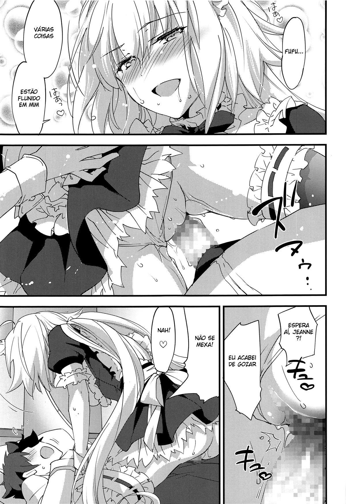 Empregada Jeanne-chan, ao seu dispor