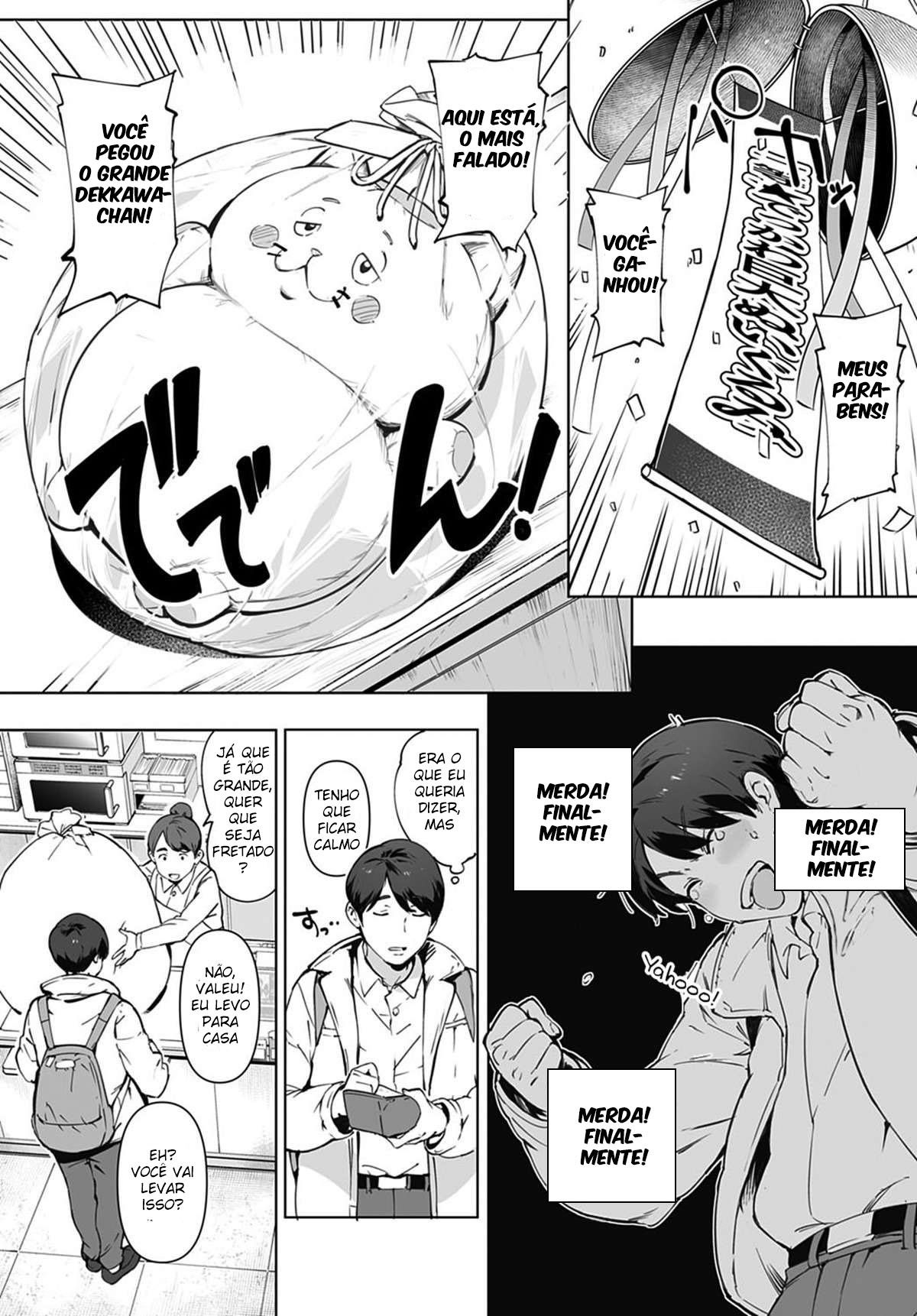 A sua gigante, coisa prazerosa | Kimi no dekkakute kimochi ii yatsu
