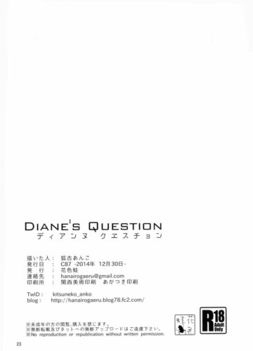 Diane’s Question - Foto 22