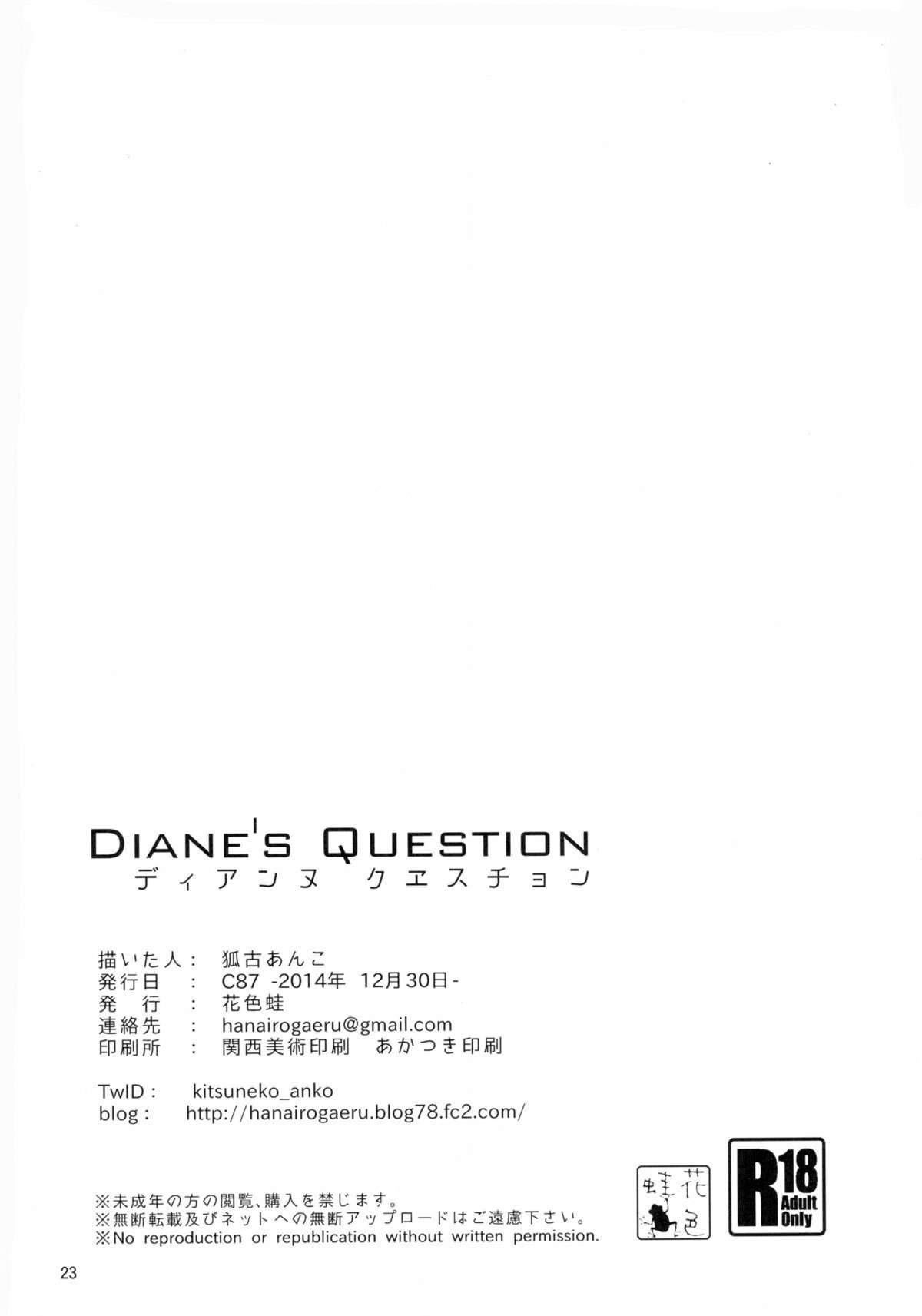 Diane’s Question