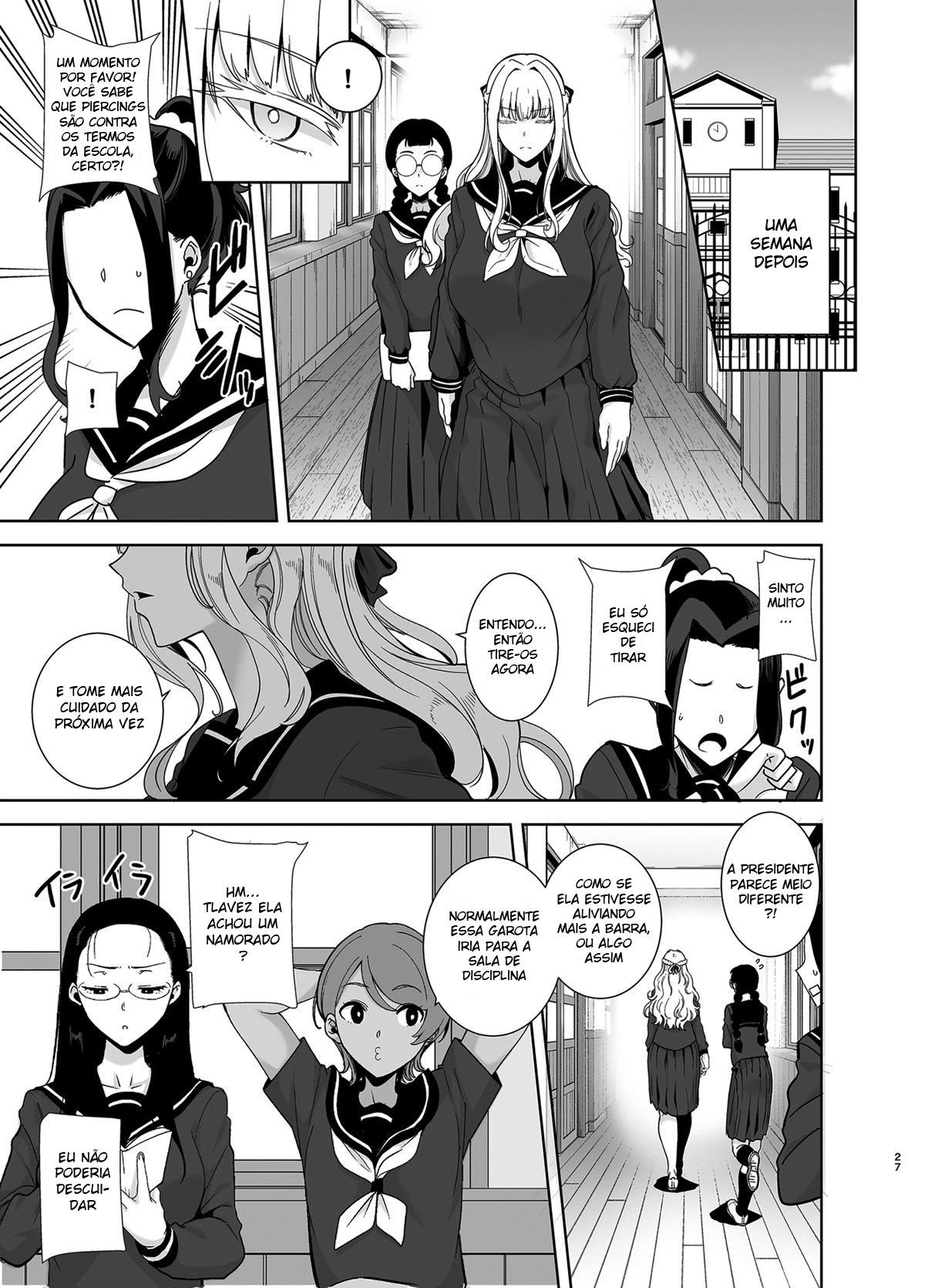 Seika Jogakuin Koutoubu Kounin Sao Oji-san 4