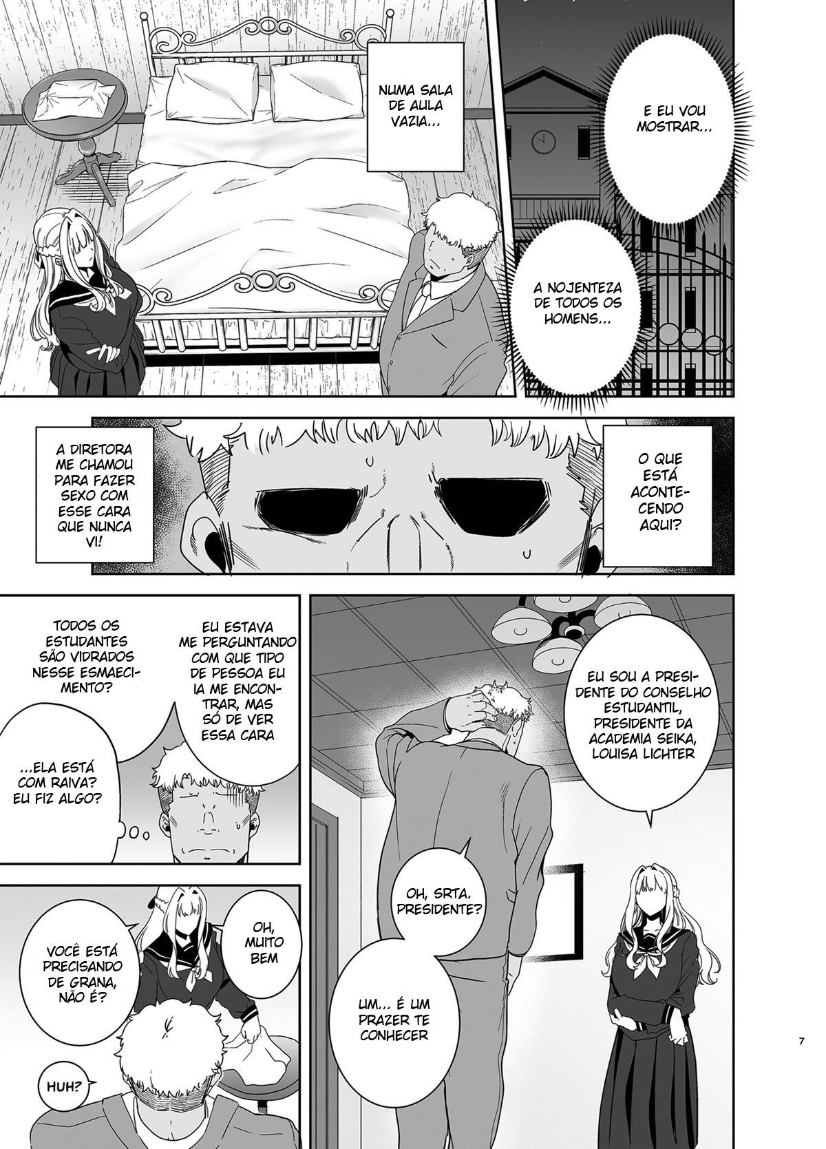 Seika Jogakuin Koutoubu Kounin Sao Oji-san 4