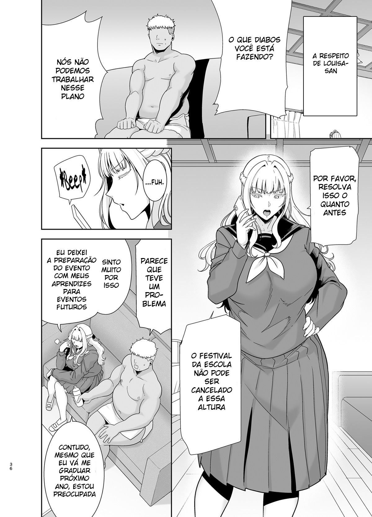 Seika Jogakuin Koutoubu Kounin Sao Oji-san 5