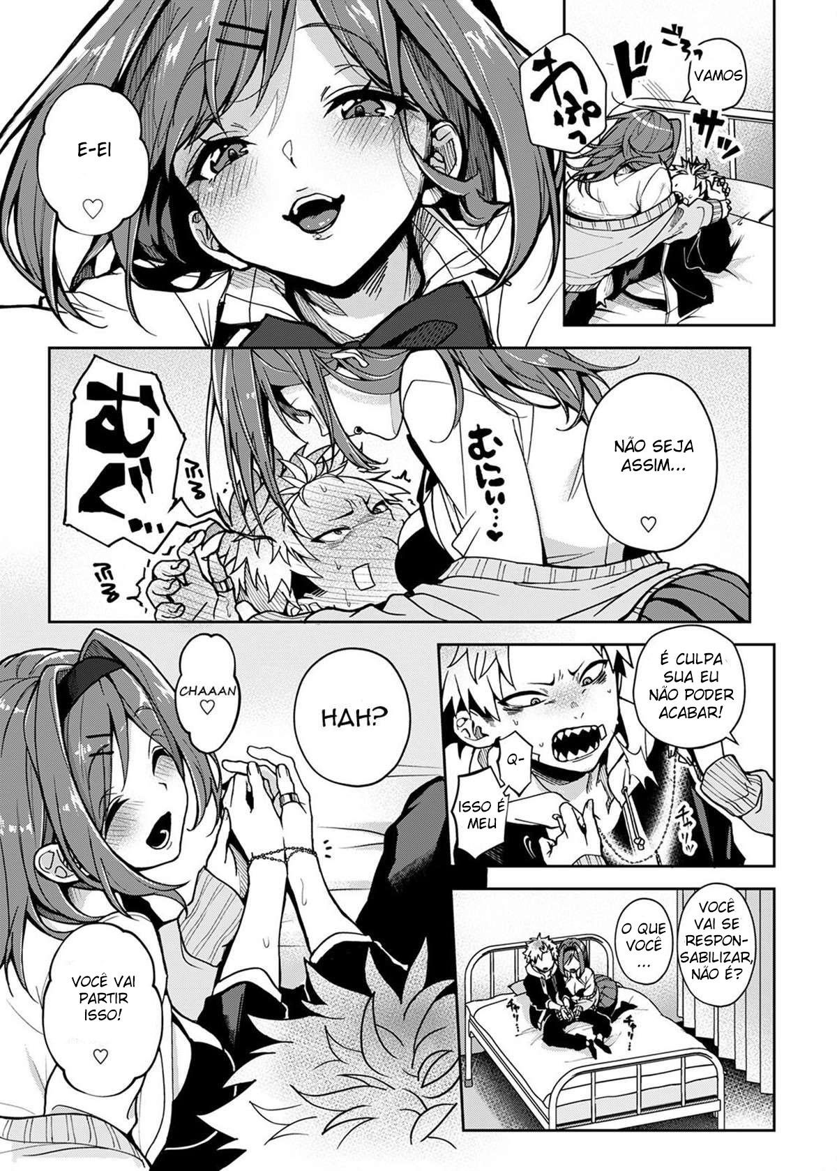 Um Menino Delinquente é Provocado por uma Lasciva Onee-san