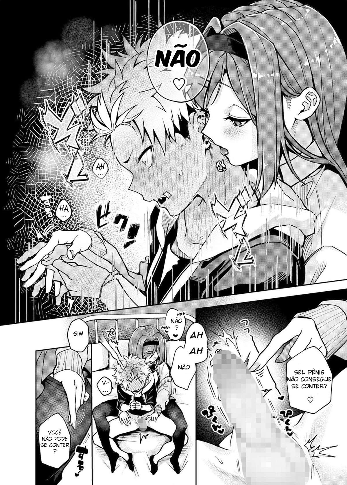 Um Menino Delinquente é Provocado por uma Lasciva Onee-san