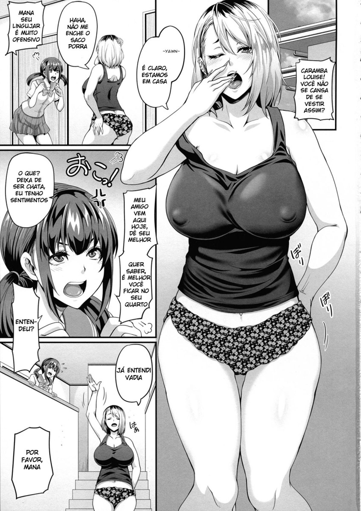 A Irmã Mais Velha Dela é uma Gyaru Vadia