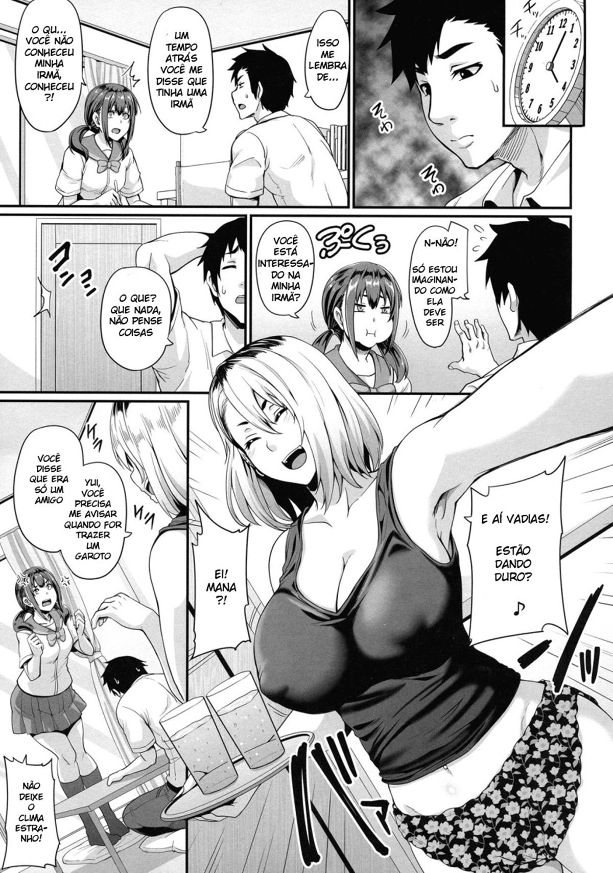 A Irmã Mais Velha Dela é uma Gyaru Vadia