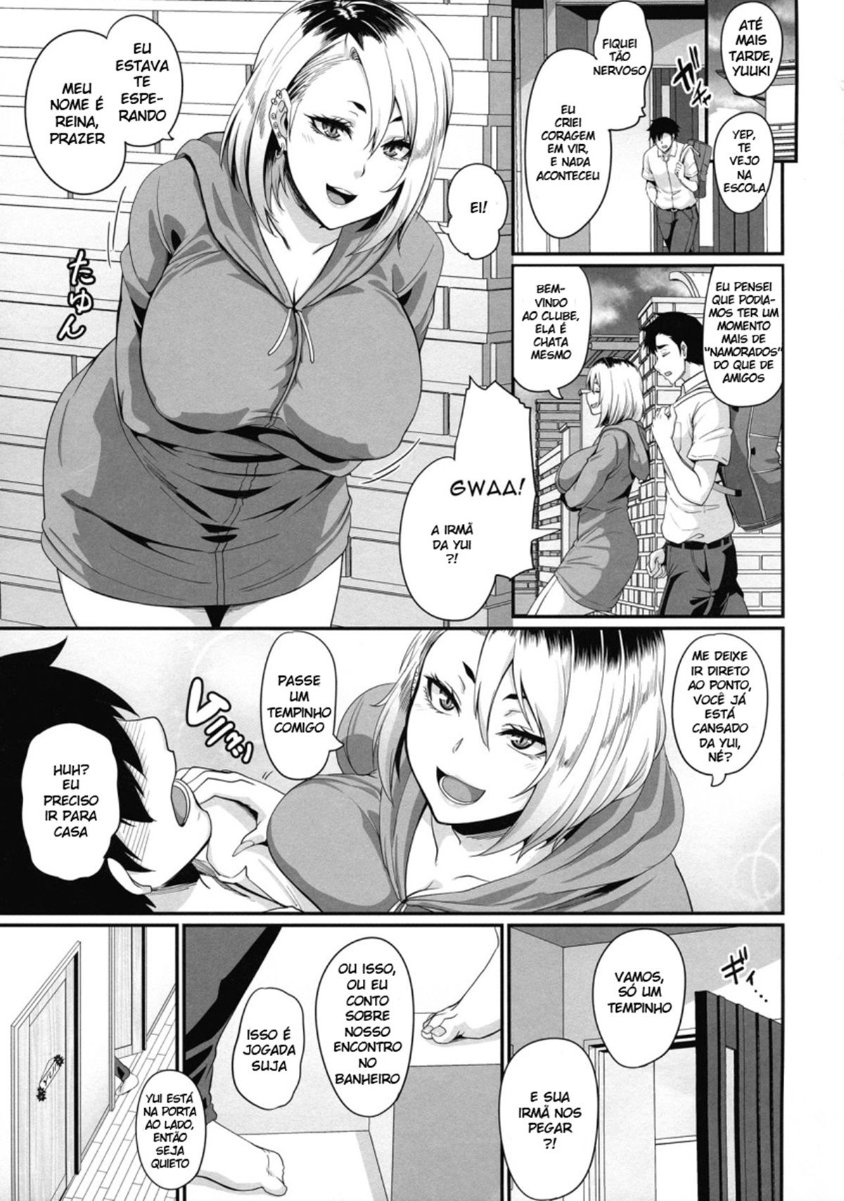 A Irmã Mais Velha Dela é uma Gyaru Vadia