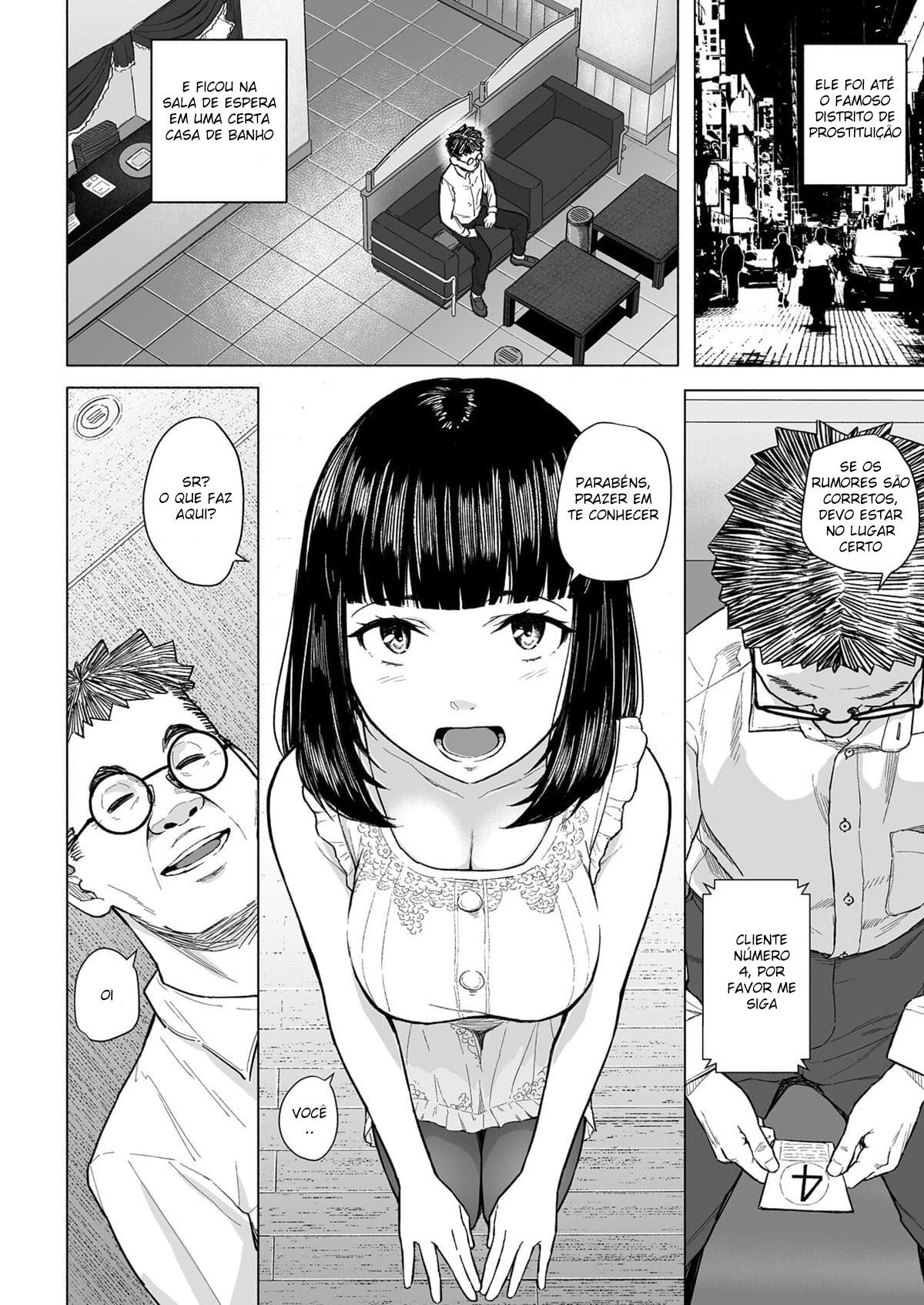 A Nee-chan Que eu Sempre Desejei, Começou a se Prostituir e Fez Sexo Com Meu Pai