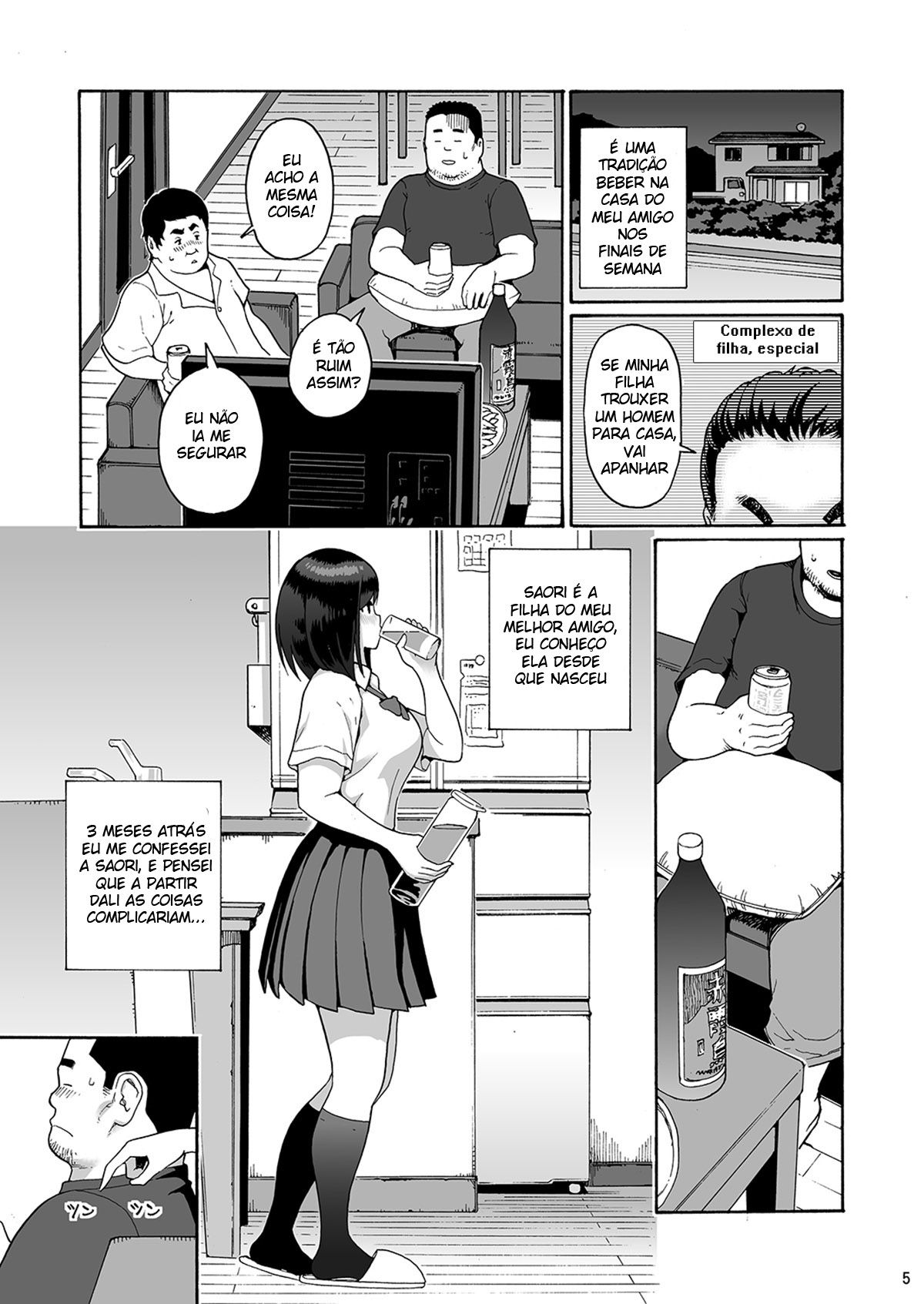 A filha do meu melhor amigo, Saori