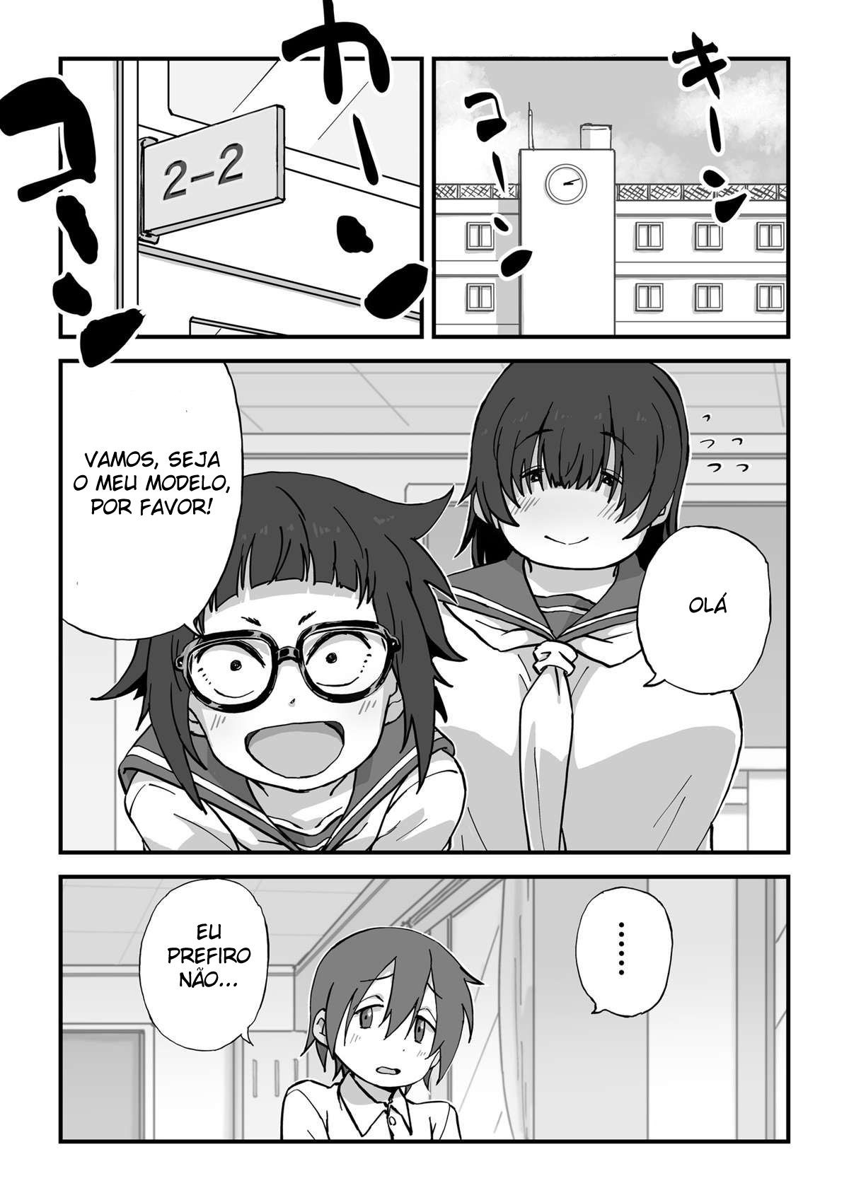 Sou um modelo exclusivo do clube de mangá