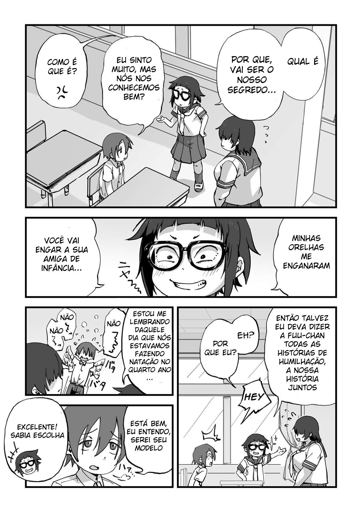 Sou um modelo exclusivo do clube de mangá