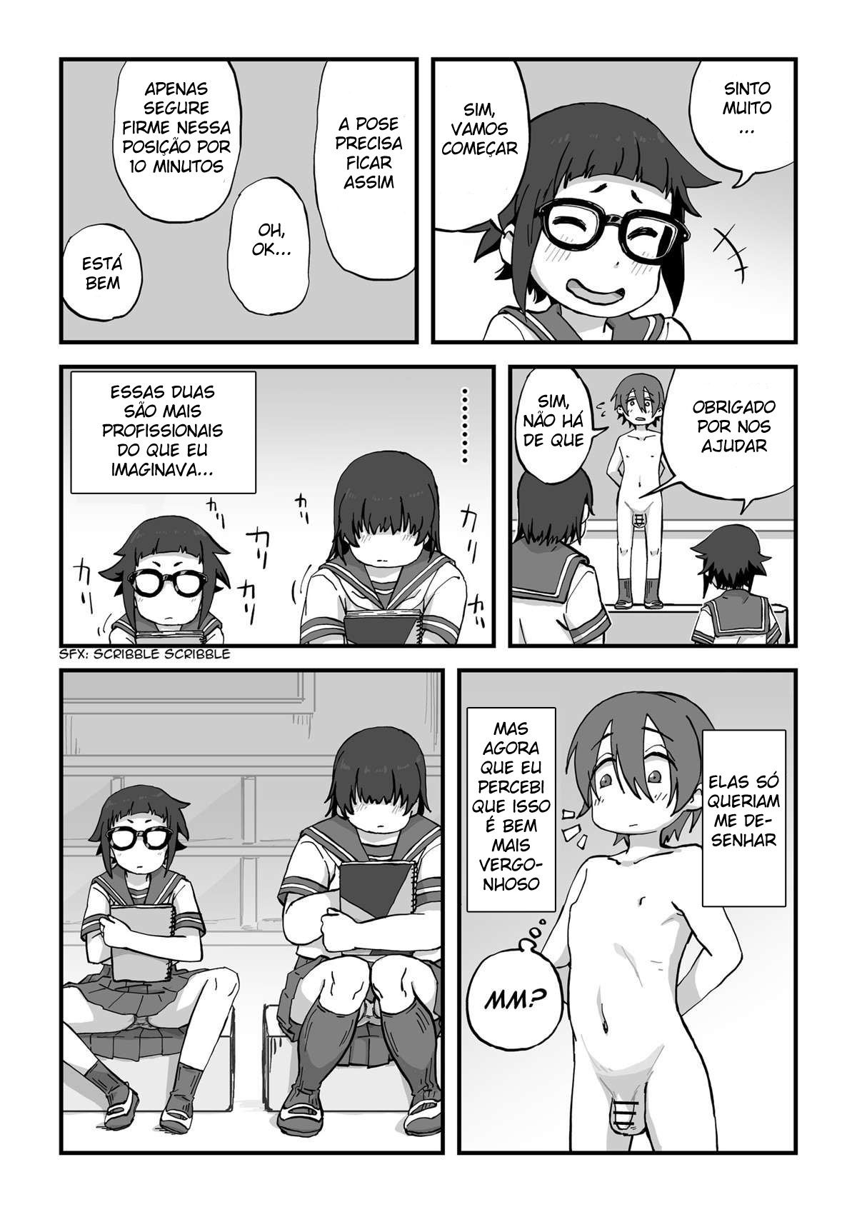 Sou um modelo exclusivo do clube de mangá