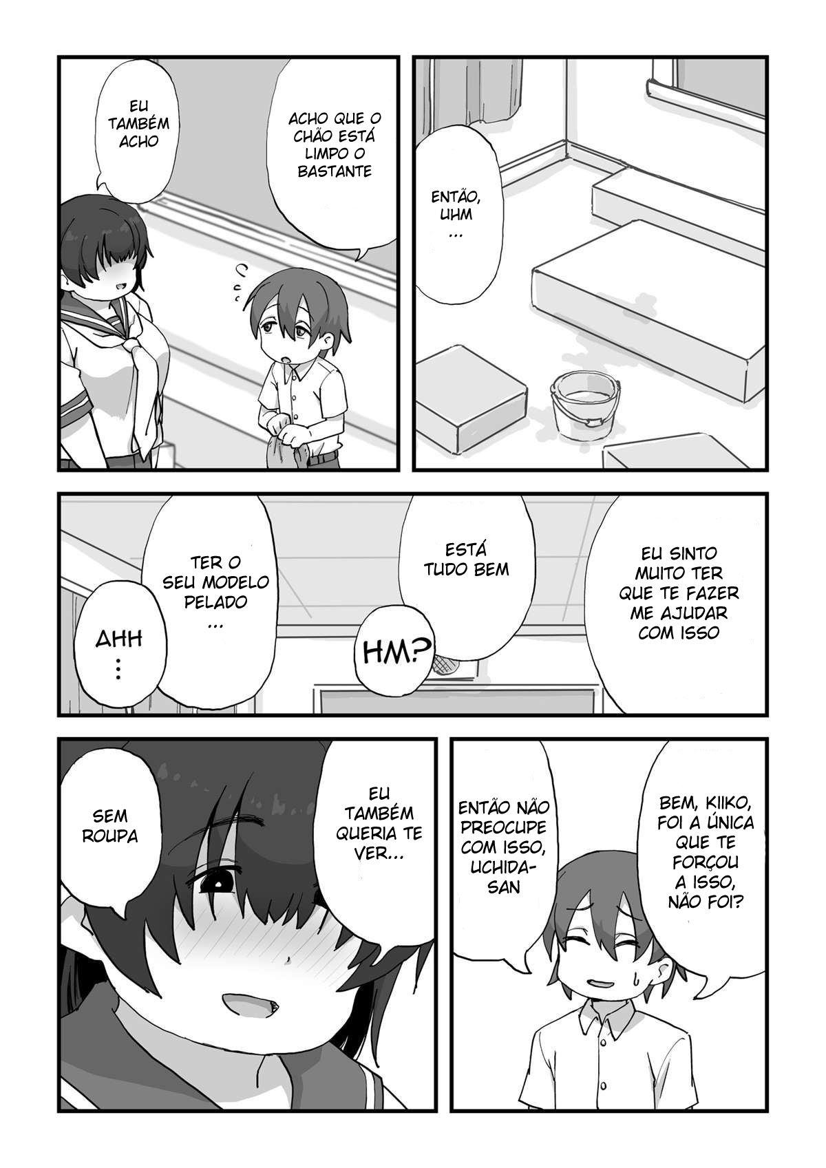 Sou um modelo exclusivo do clube de mangá