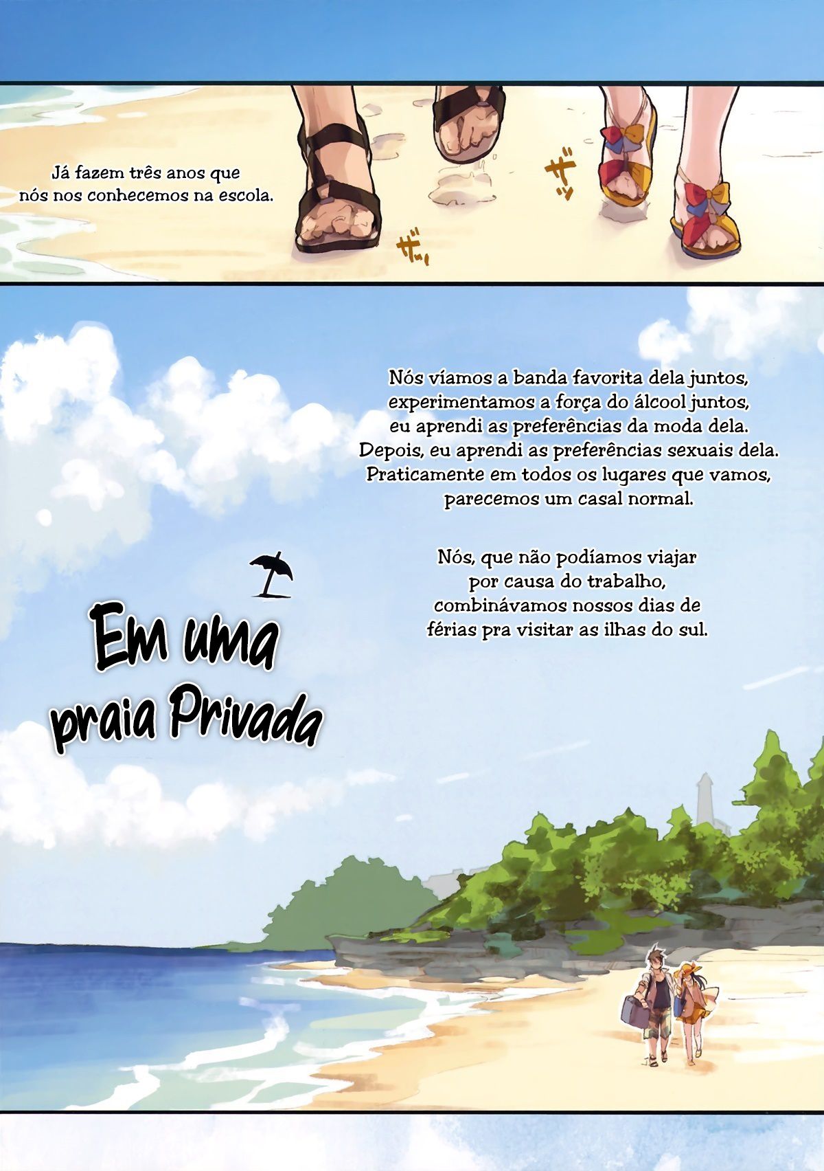 )] Em uma Praia Privada