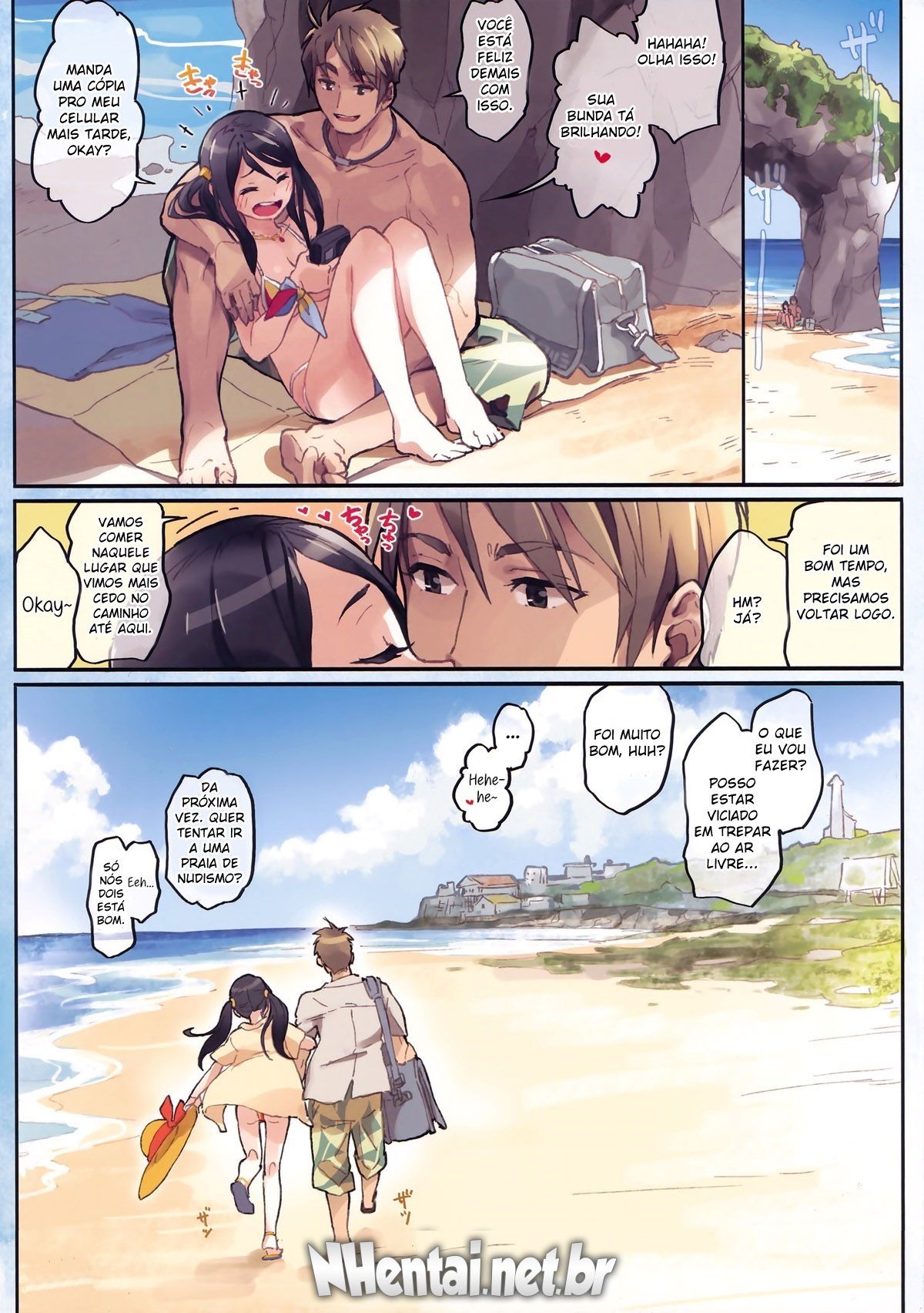 )] Em uma Praia Privada