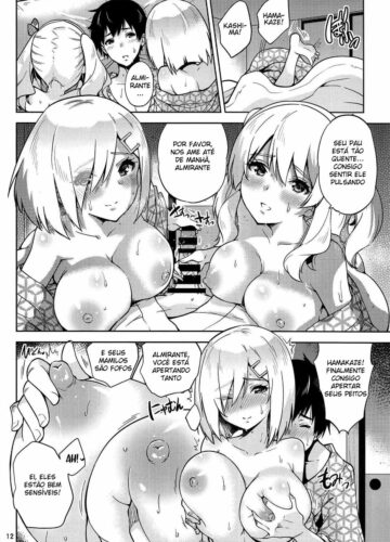 Kashima e Hamakaze Vestindo Yukatas na Fonte Termal - Foto 13