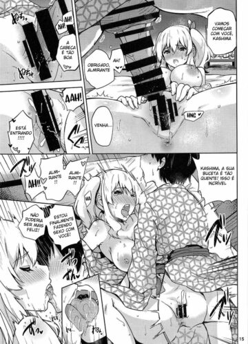 Kashima e Hamakaze Vestindo Yukatas na Fonte Termal - Foto 16