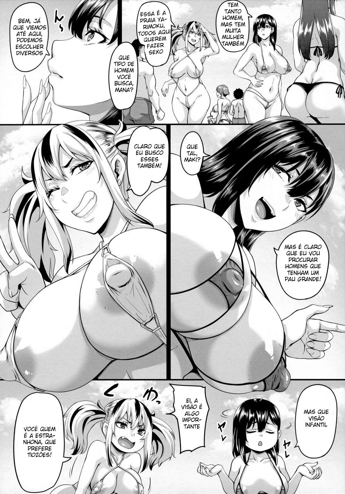 Kazoku Ryokou wa Yarimoku Beach de Sex Zanmai ~Onee-chan Hen~