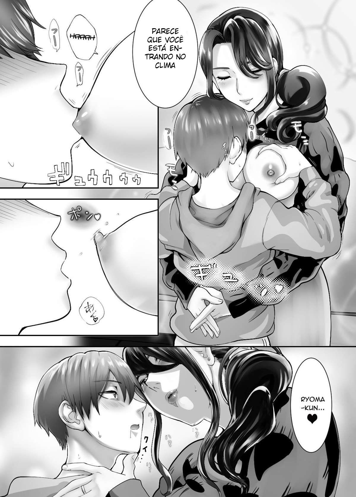 [Pink Sakuhin Okiba (Pink Taro) Meu Amigo de Infância Está Fazendo Sexo com Minha Mãe 4