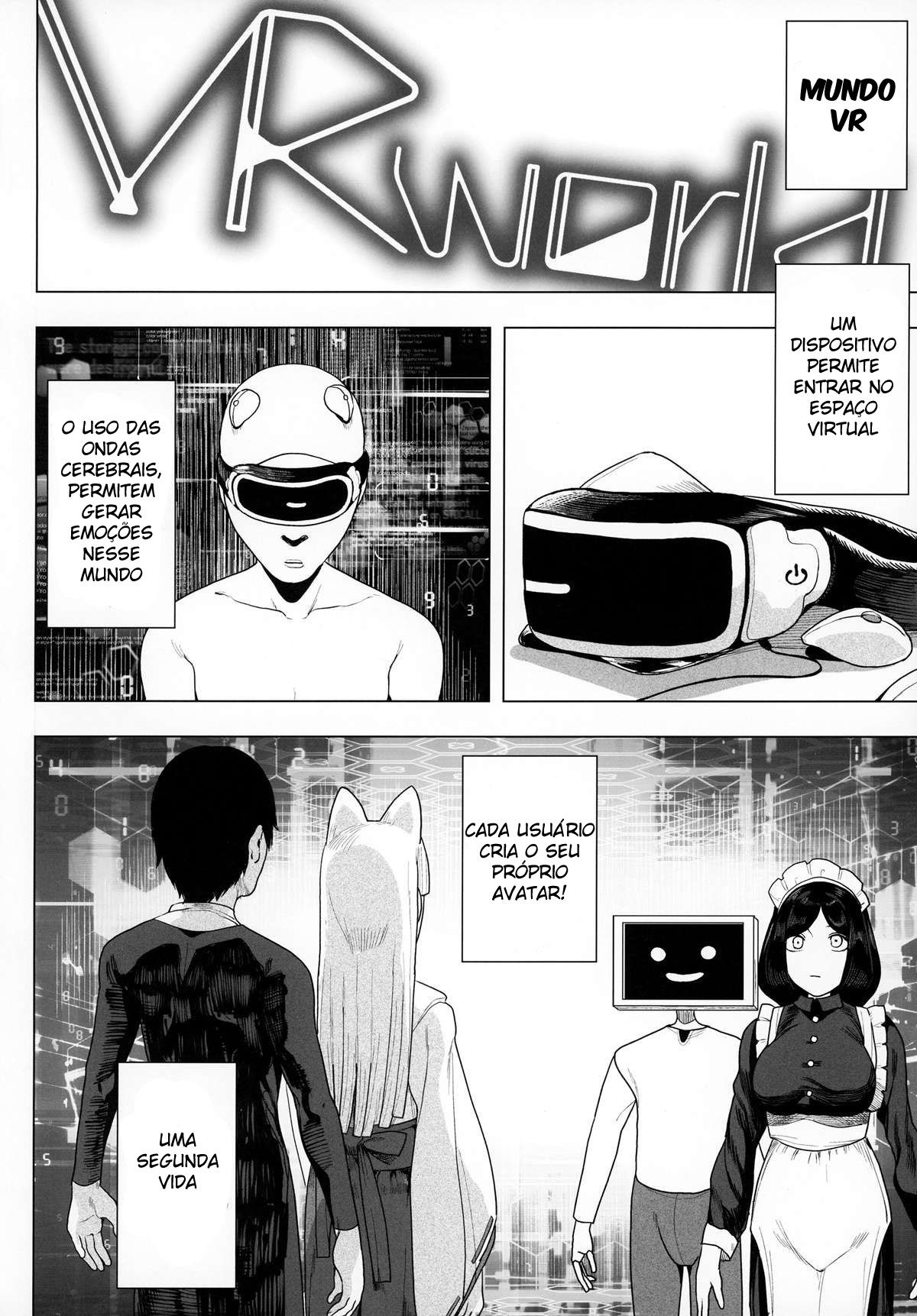 Princesa Cyberbrain – Uma garota que é fodida em realidade virtual