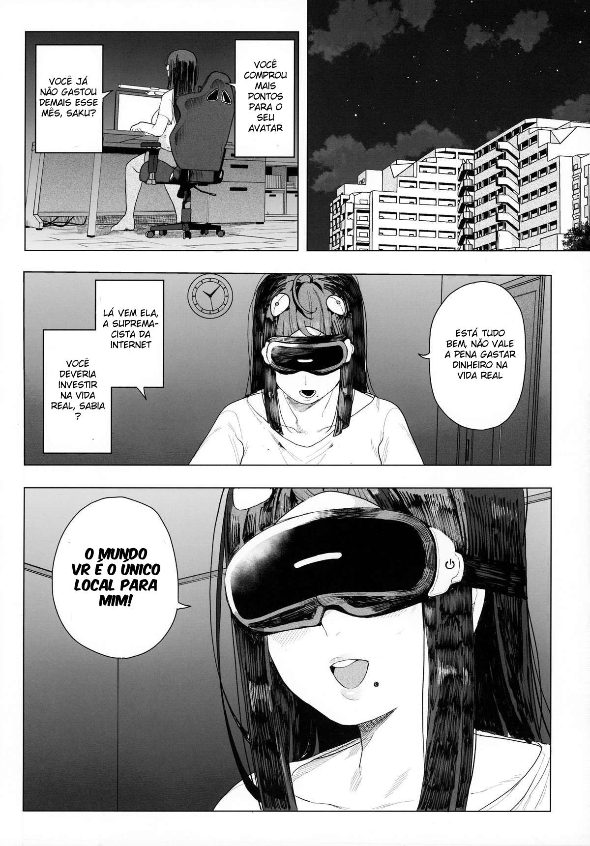 Princesa Cyberbrain – Uma garota que é fodida em realidade virtual
