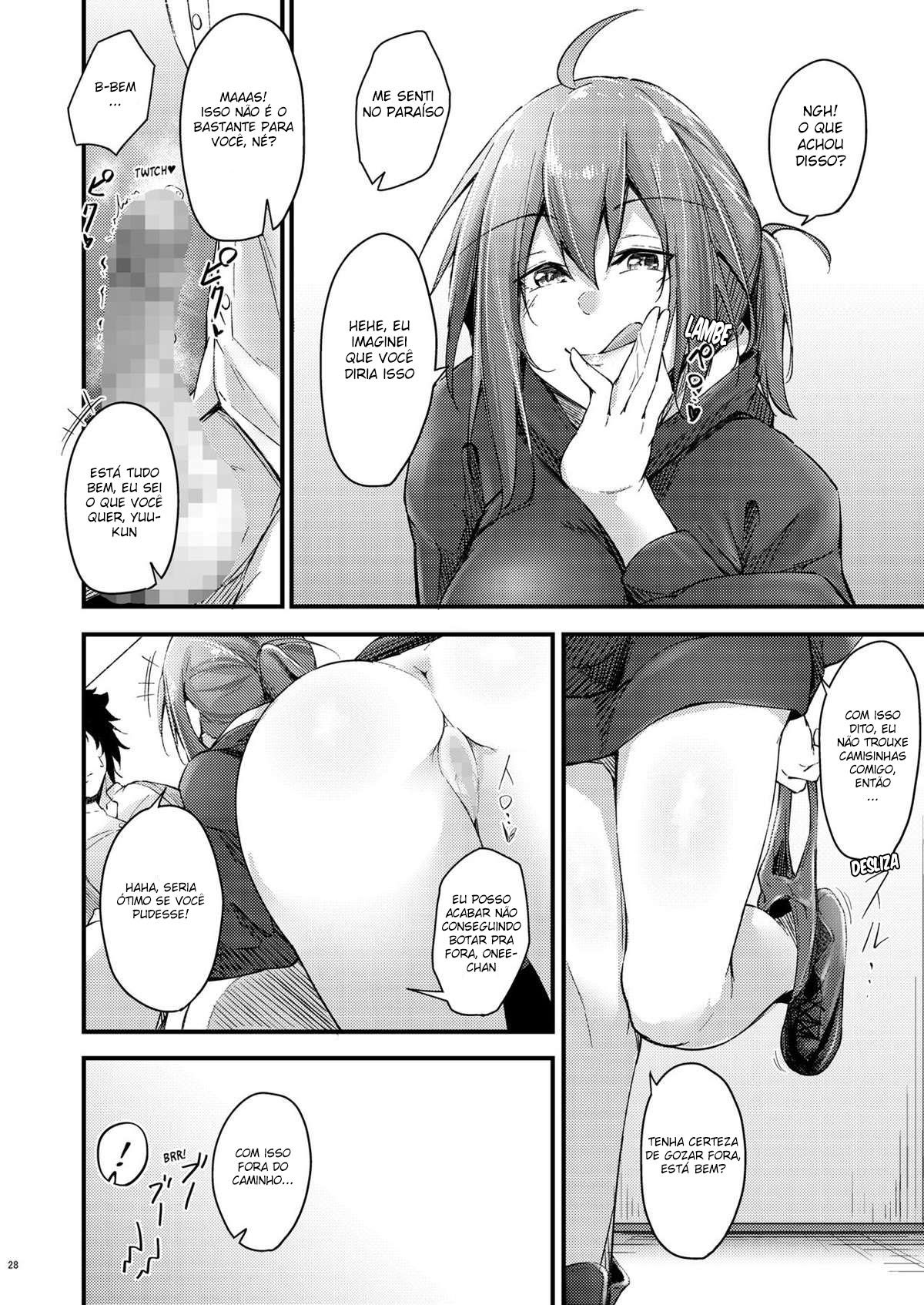 Sexo 24/7 com a Minha Meia-Irmã!