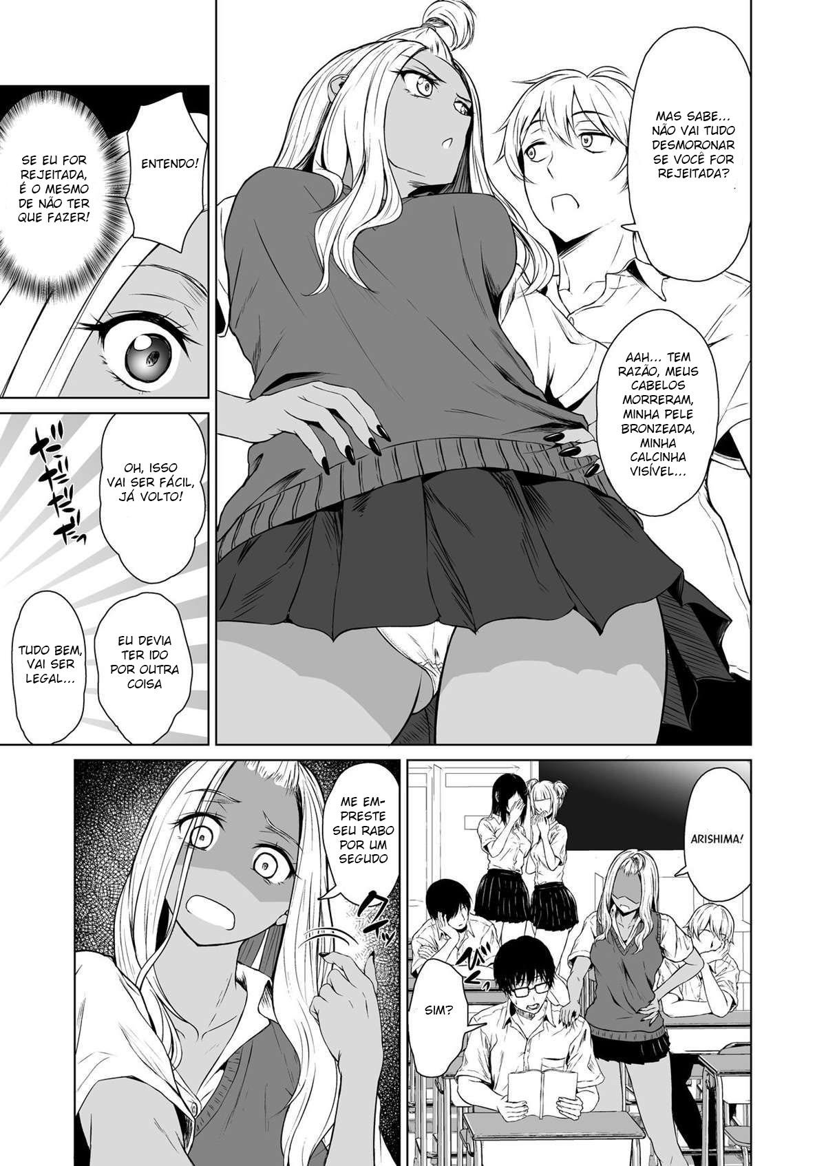 Uma longa relação de uma semana entre uma Gyaru e um Garoto Introvertido