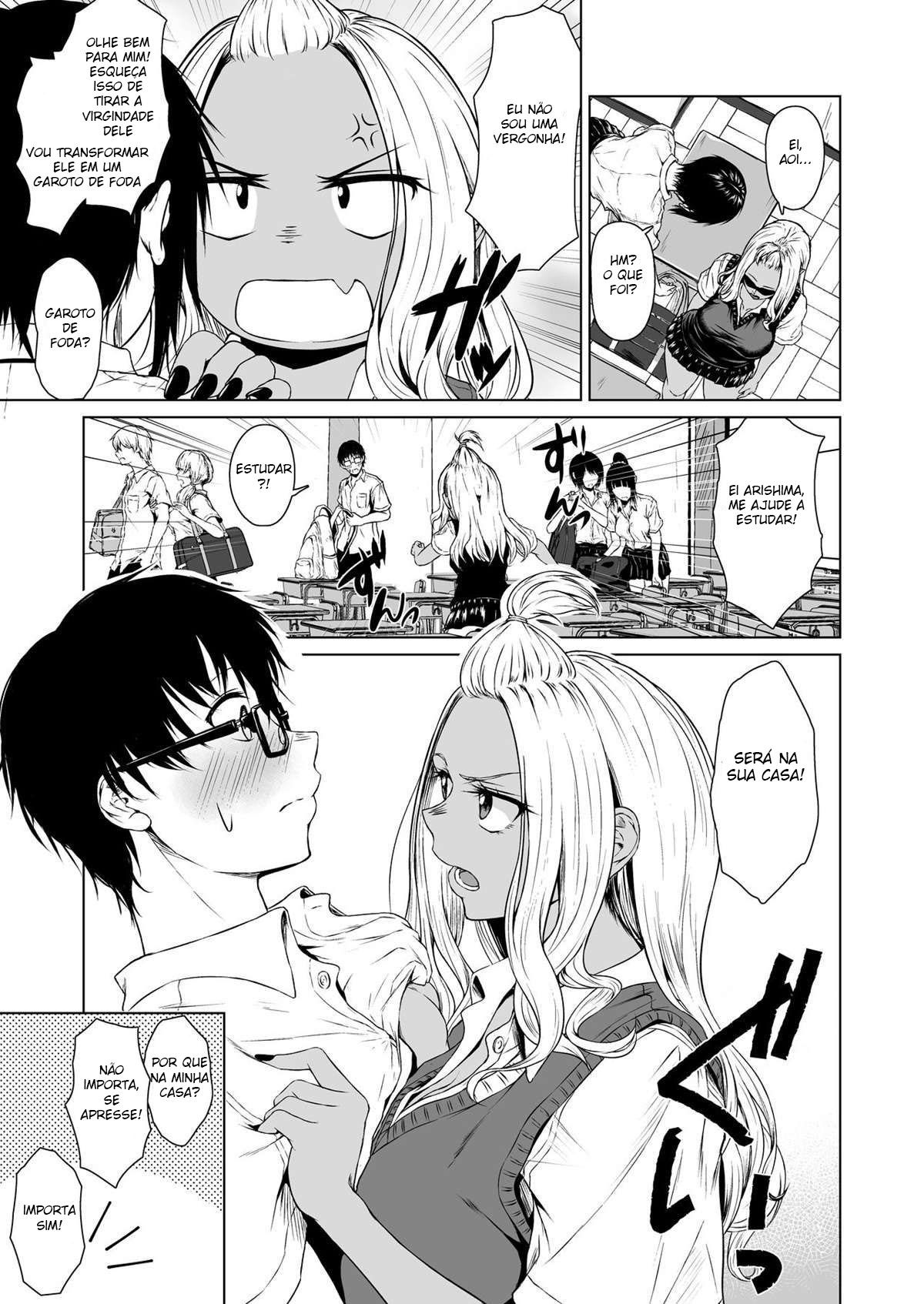 Uma longa relação de uma semana entre uma Gyaru e um Garoto Introvertido