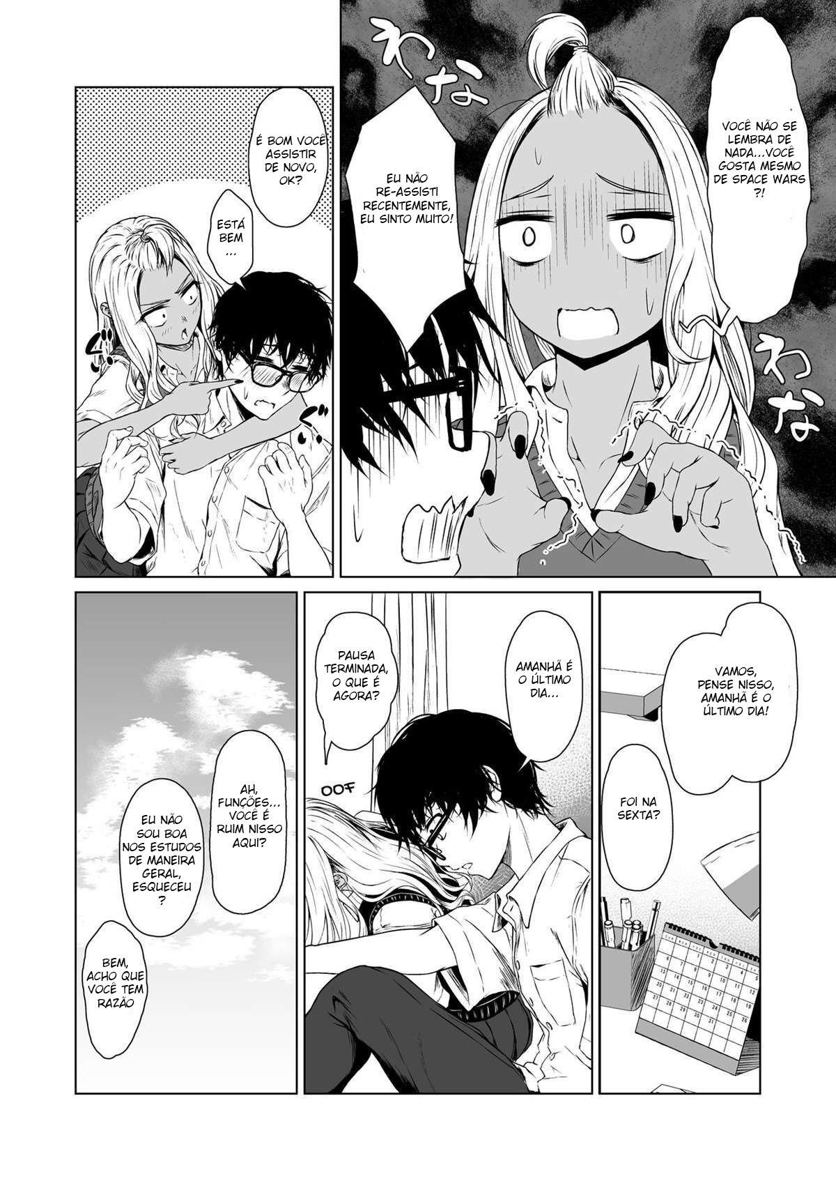 Uma longa relação de uma semana entre uma Gyaru e um Garoto Introvertido
