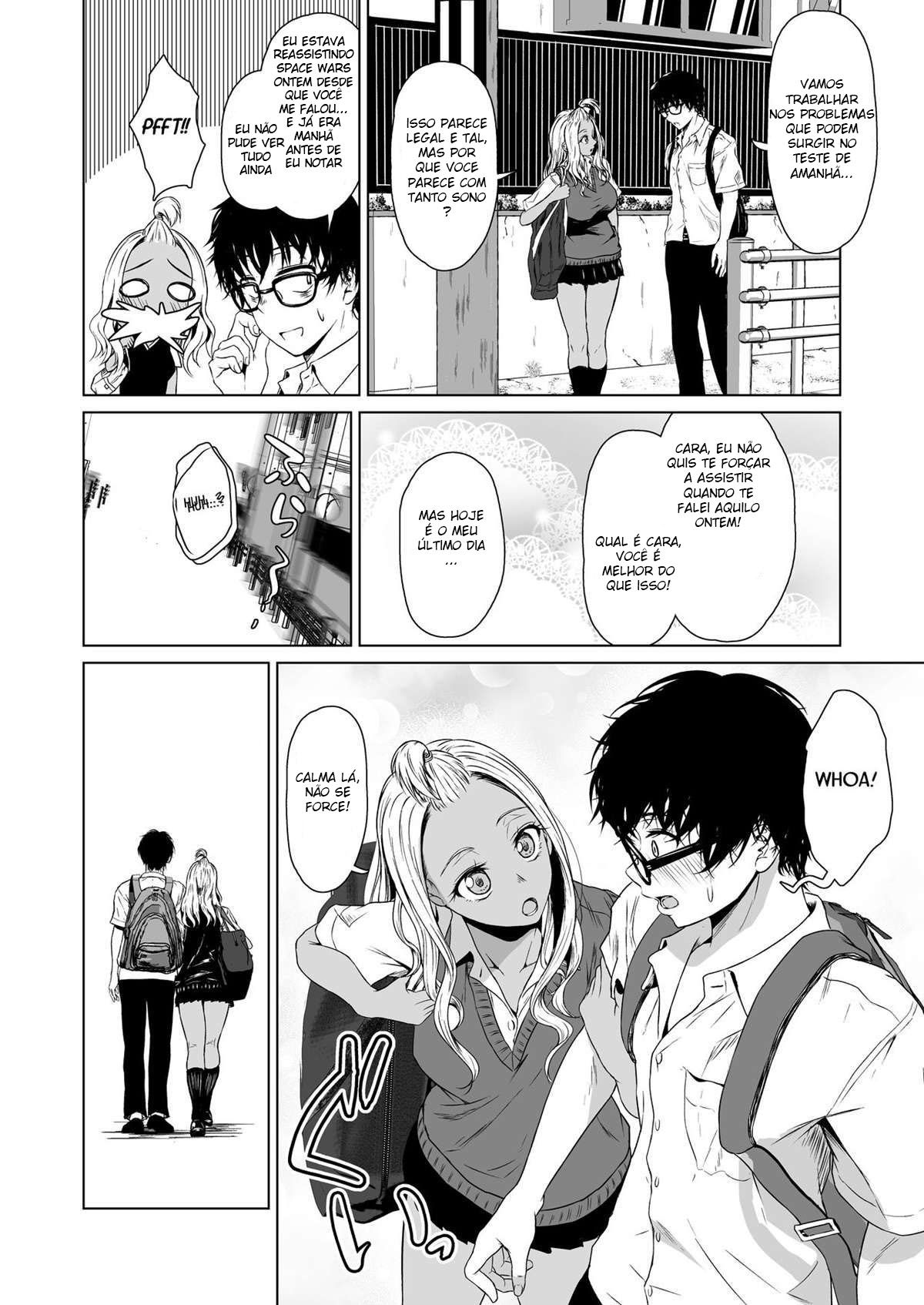 Uma longa relação de uma semana entre uma Gyaru e um Garoto Introvertido