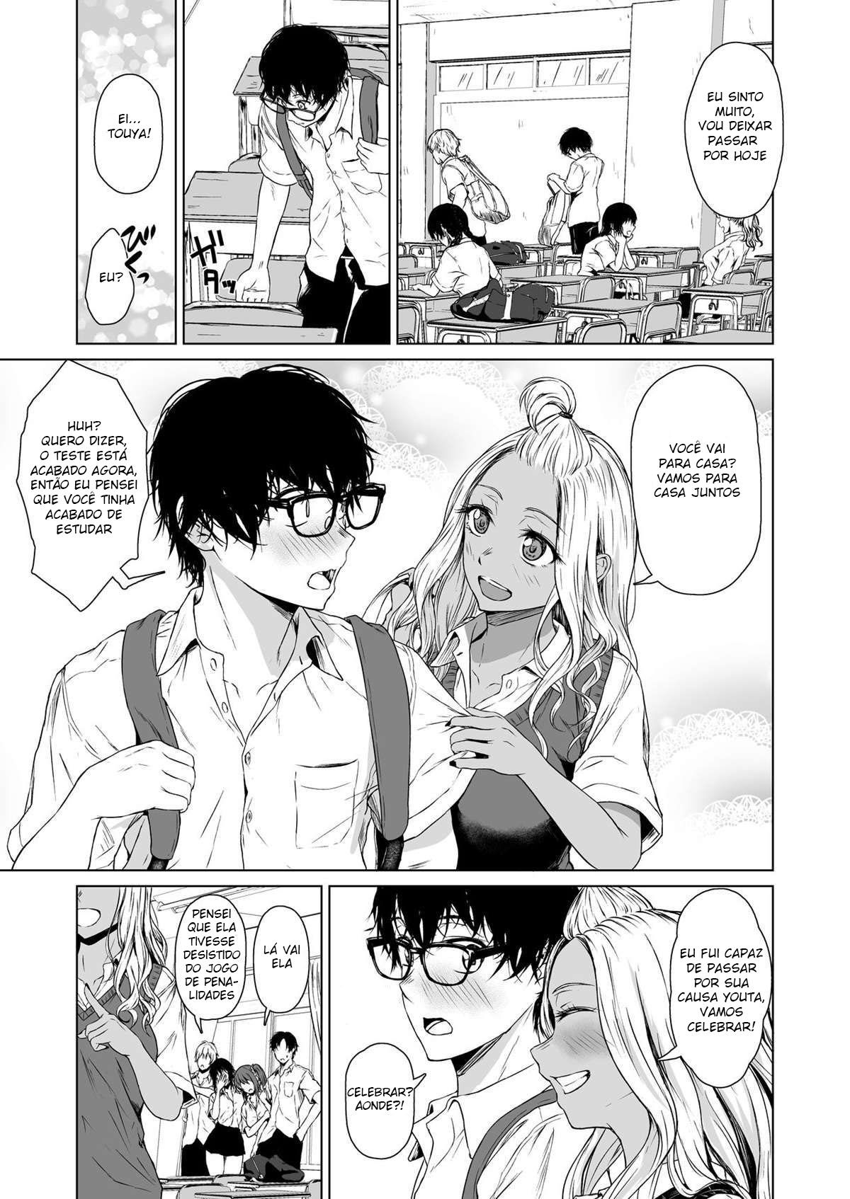 Uma longa relação de uma semana entre uma Gyaru e um Garoto Introvertido