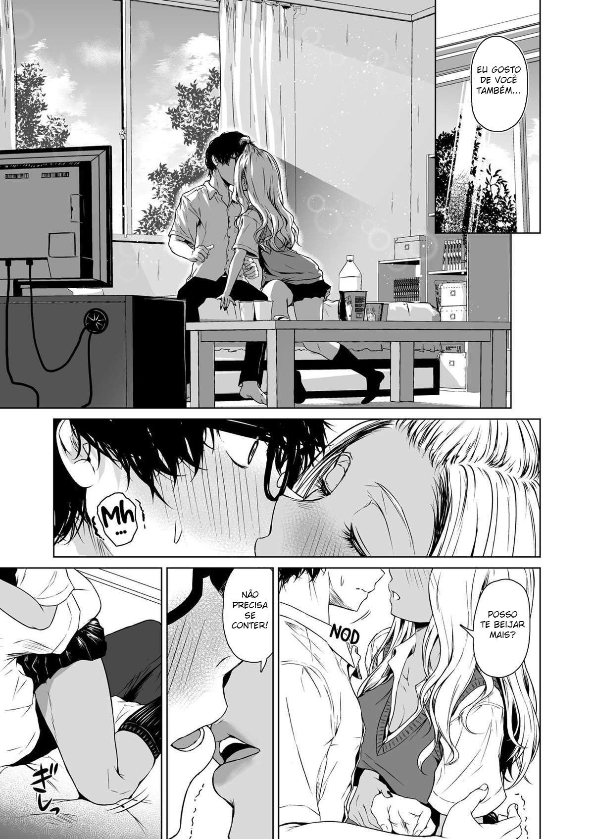 Uma longa relação de uma semana entre uma Gyaru e um Garoto Introvertido