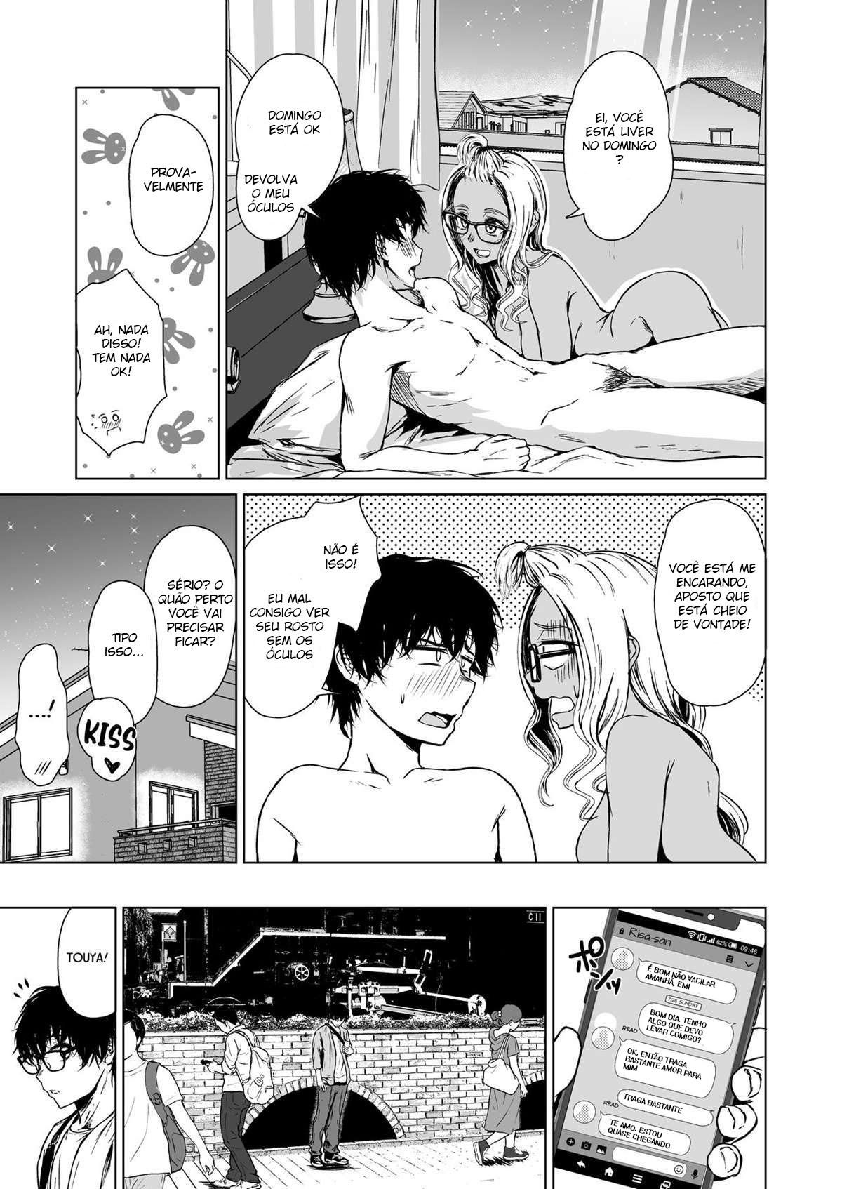 Uma longa relação de uma semana entre uma Gyaru e um Garoto Introvertido