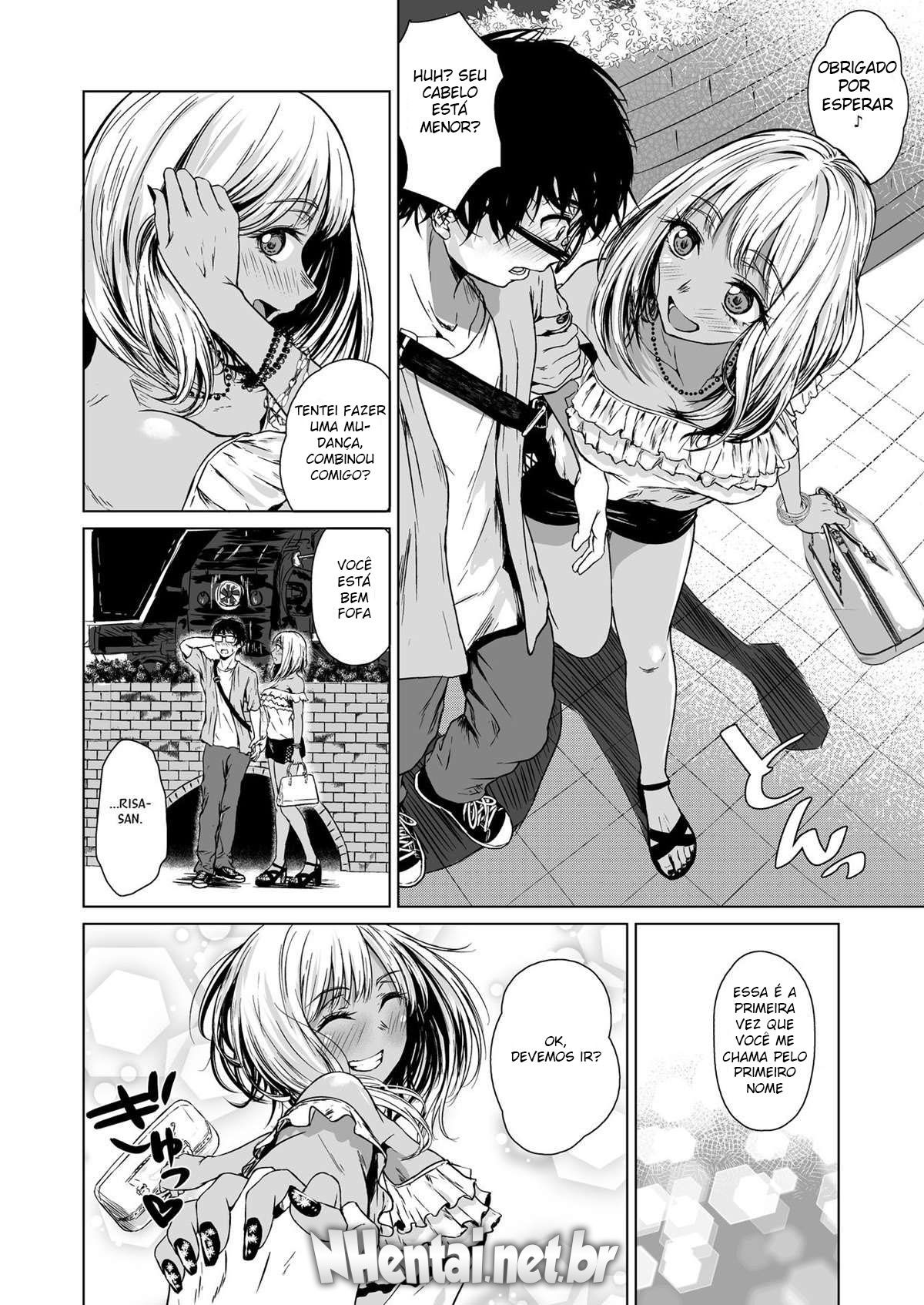 Uma longa relação de uma semana entre uma Gyaru e um Garoto Introvertido