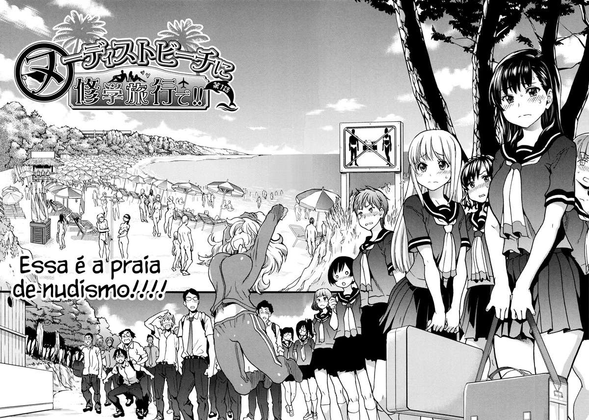 Viagem Escolar Para a Praia de Nudismo!!