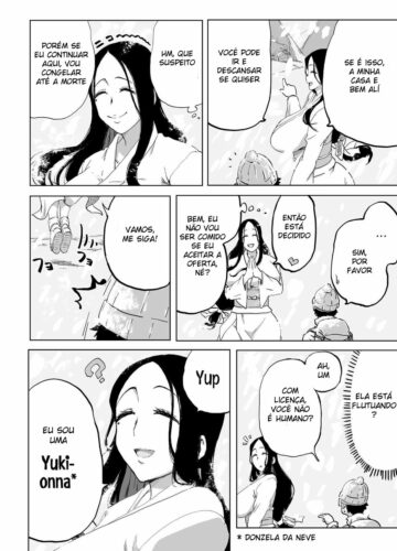 Yuki-Onna é uma lenda de um Espírito da Neve | Zetsumetsu Sunzen Yukionna - Foto 4