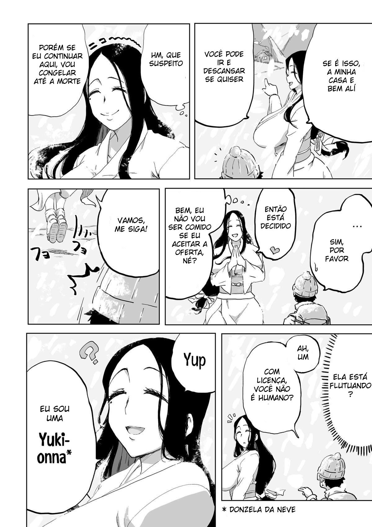 Yuki-Onna é uma lenda de um Espírito da Neve | Zetsumetsu Sunzen Yukionna
