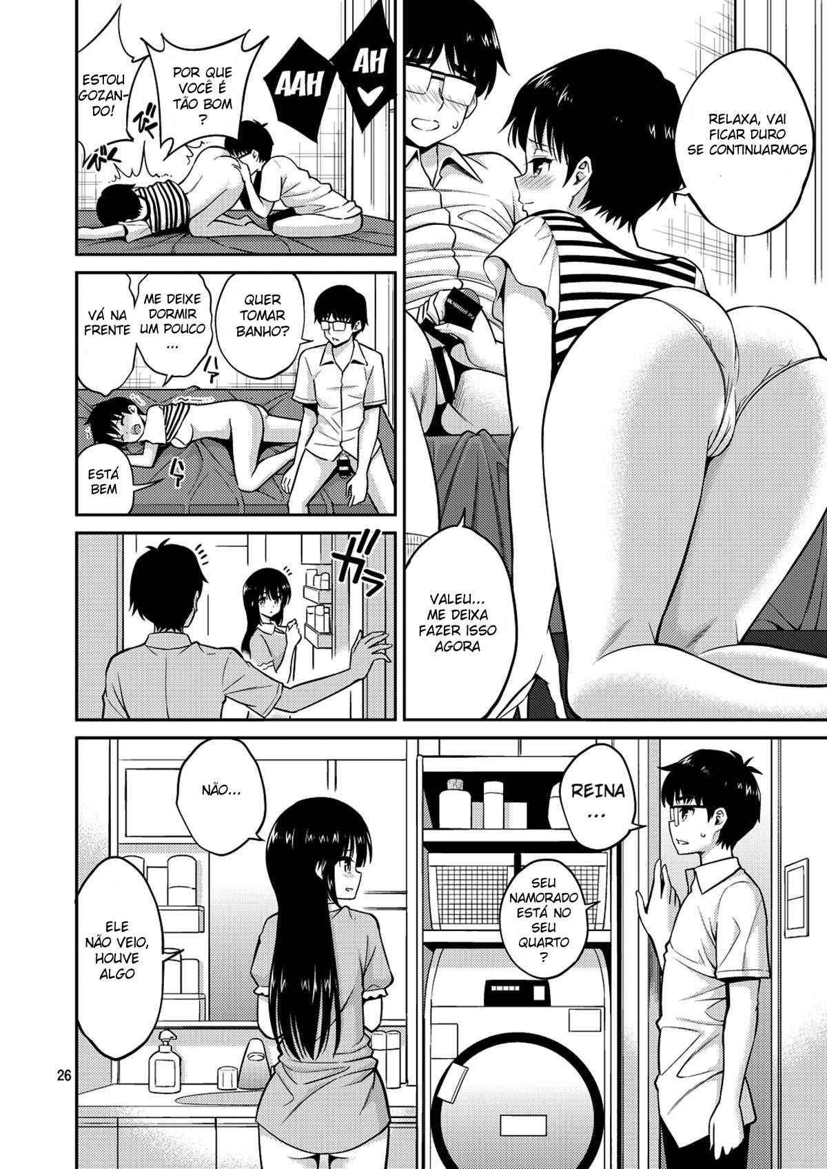 Beijando a Irmãzinha em Casa