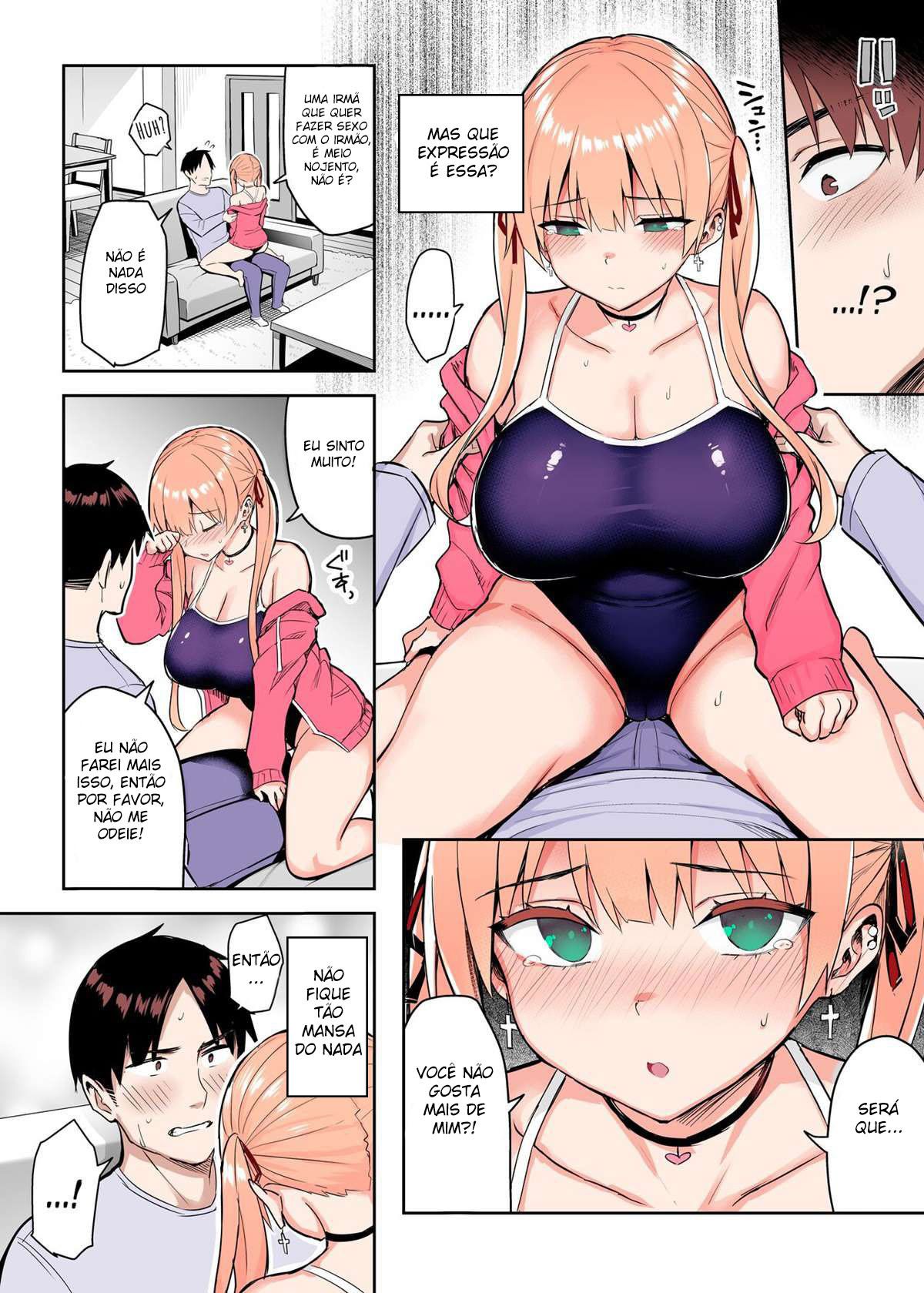 Eu Não Consigo Lidar com a Minha Irmãzinha, Agora Que Ela Virou uma Vadia! 2 | Moto InCha no Kyonyuu Yariman Imouto ga Erosugite, Onii-chan wa Mou…!! 2