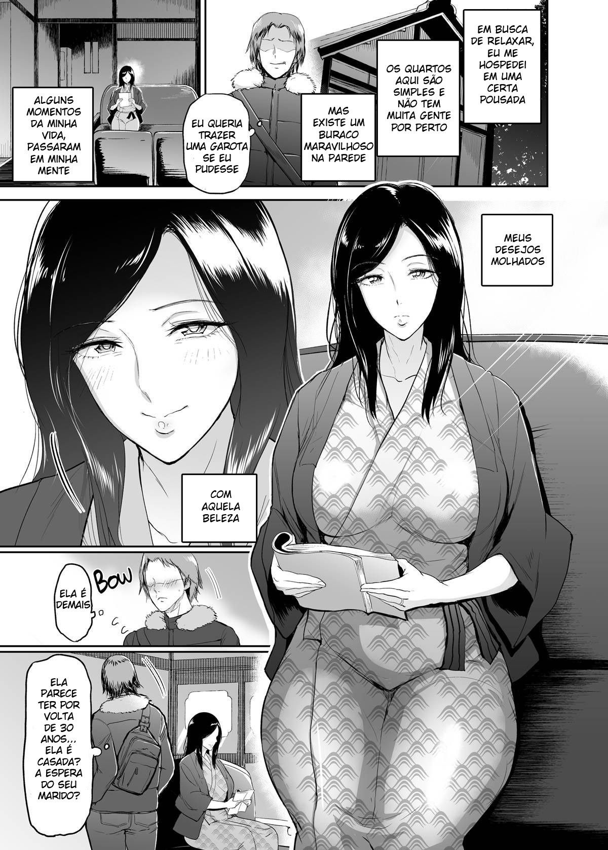 Fontes Termais com a Srta. Taeko