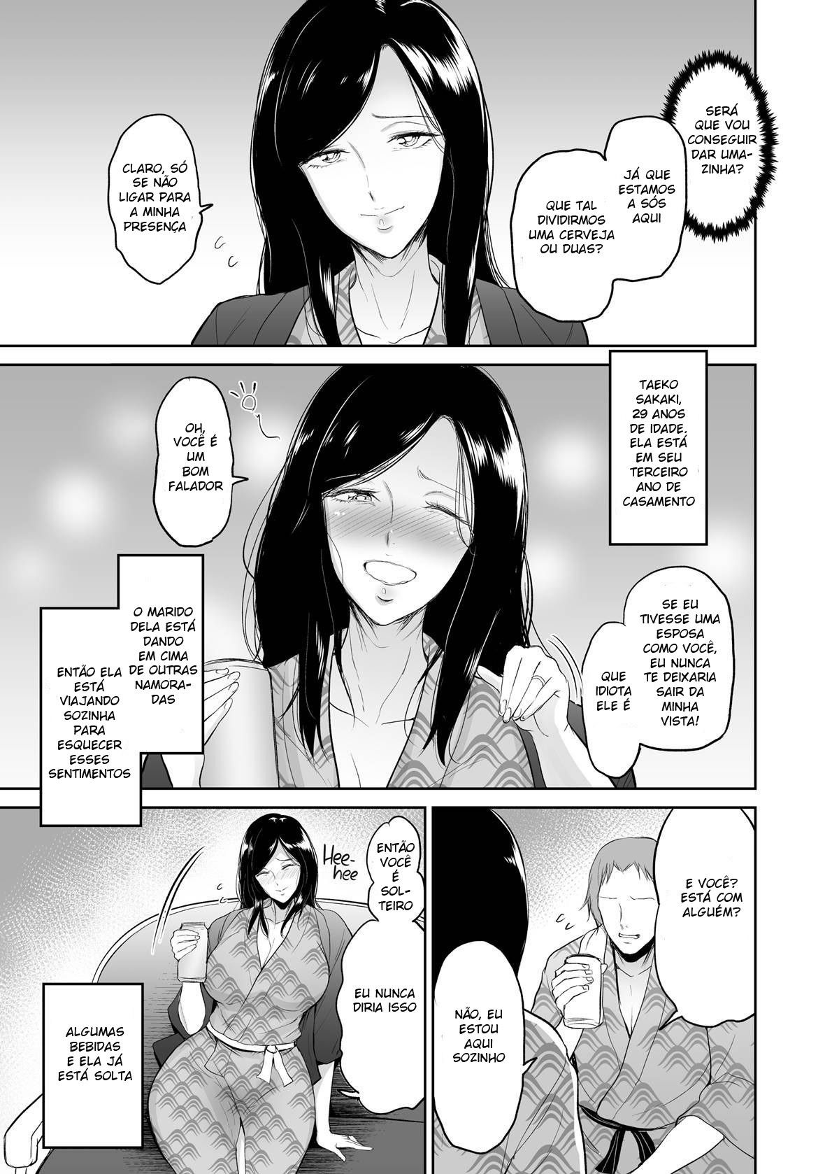 Fontes Termais com a Srta. Taeko