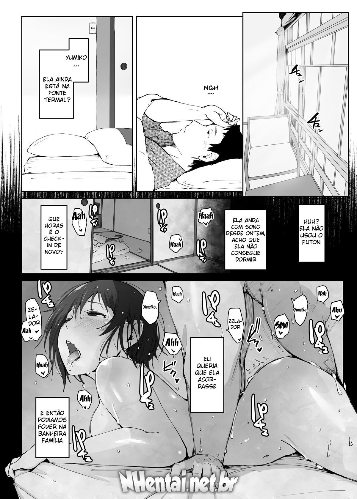 Hitozuma to NTR Chounai Ryokou -Futsukame-