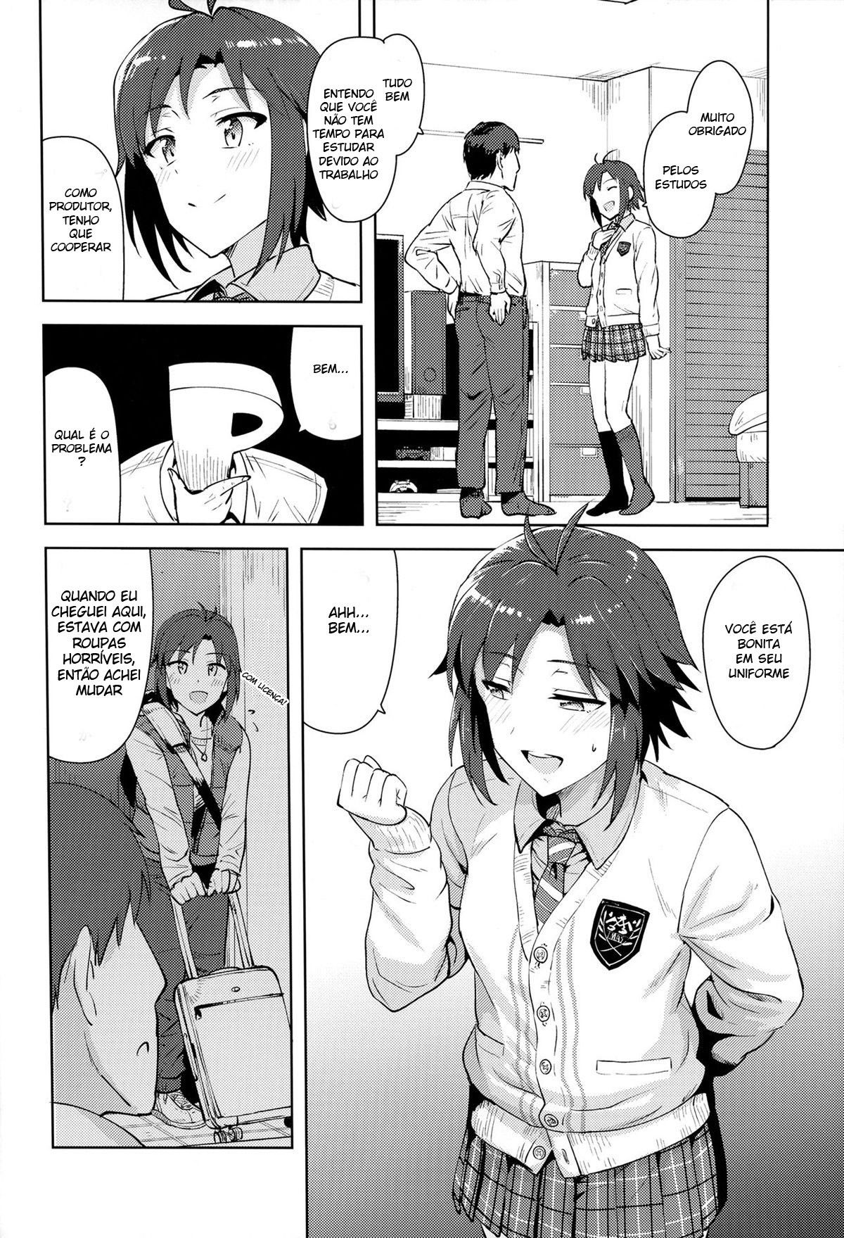 Makoto e um uniforme | Makoto to Seifuku